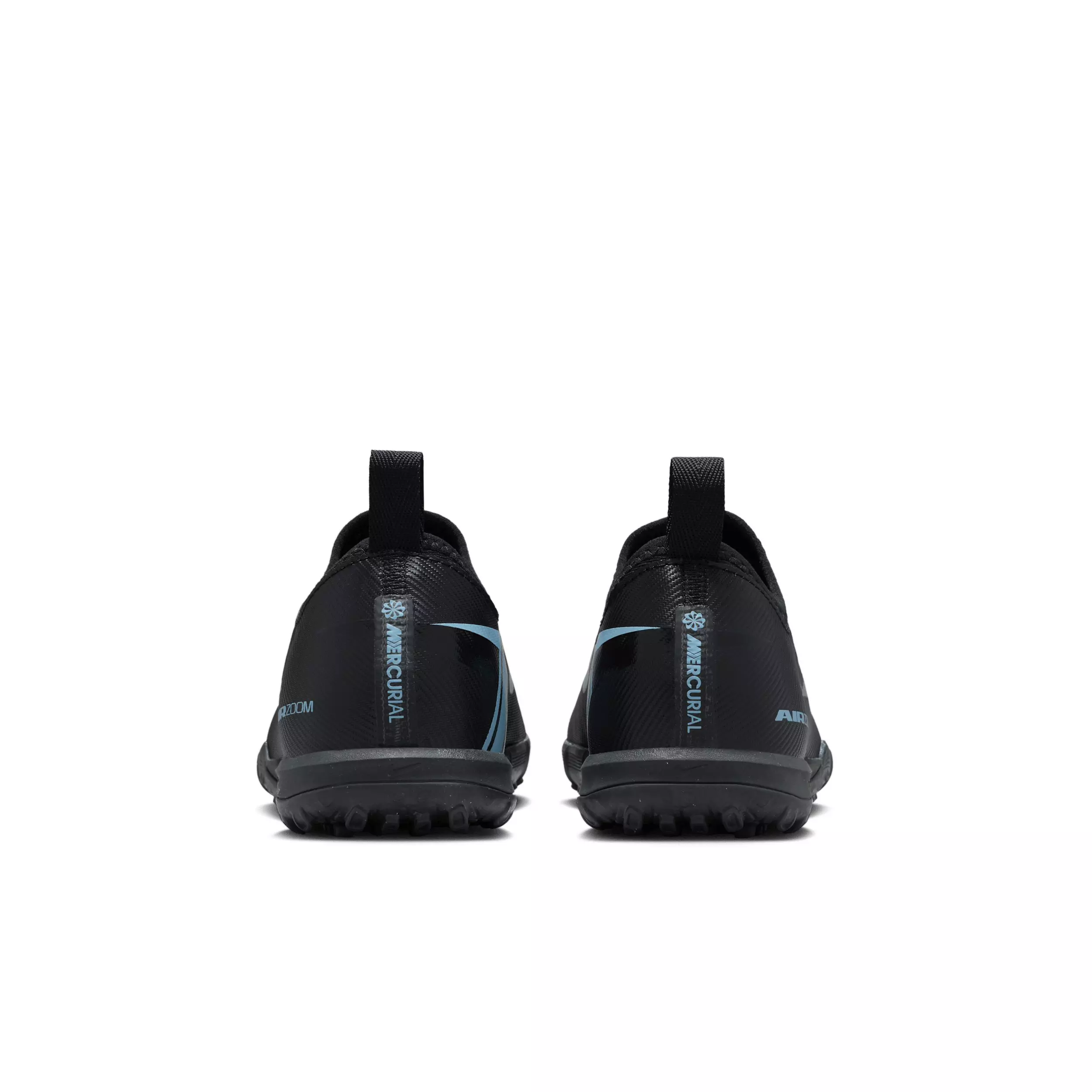 Nike Jr. Mercurial Vapor 16 Academy Turf "Black/Ice Blue" Grade School Kids' Soccer Shoe - BLACK/BLUE