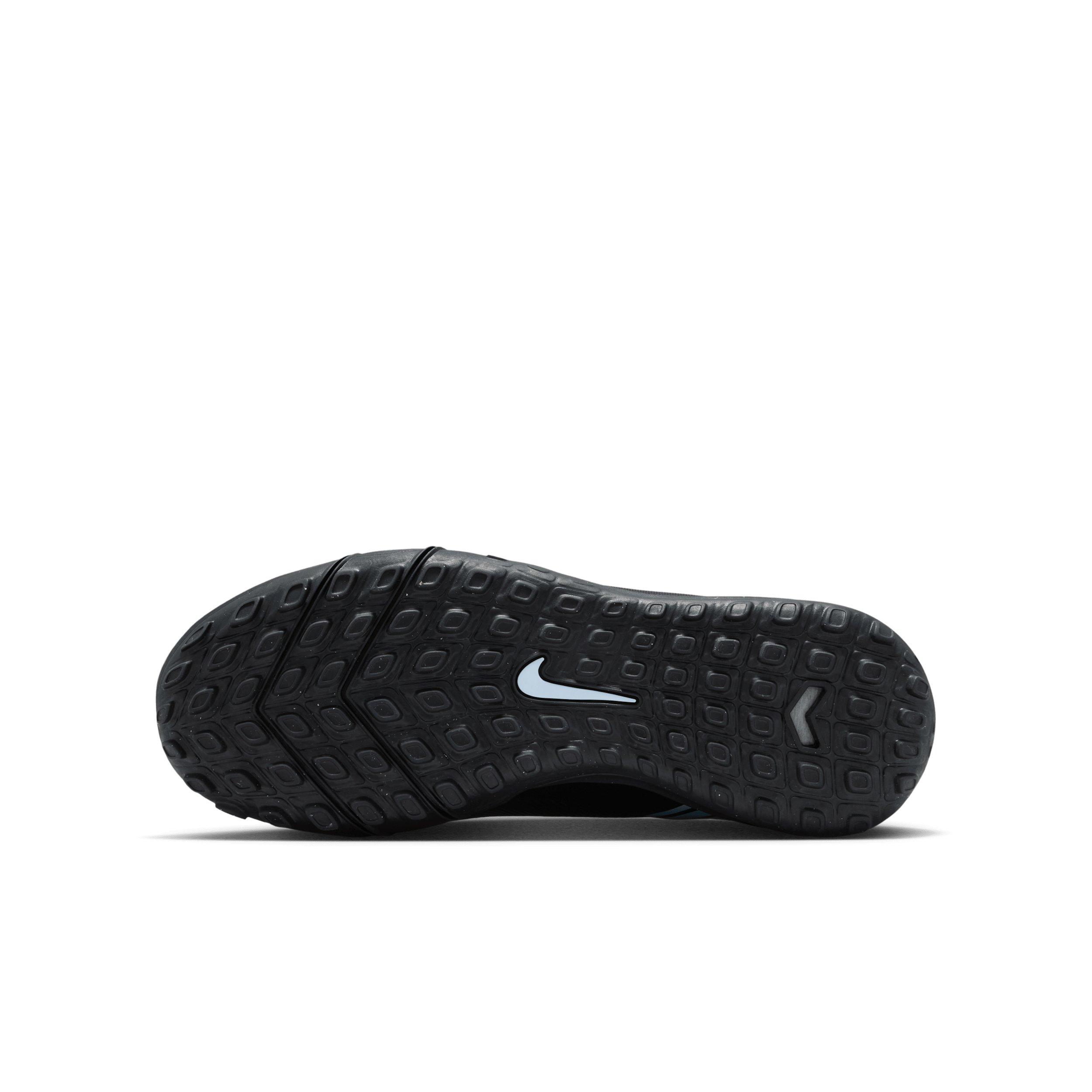 Nike Jr. Mercurial Vapor 16 Academy Turf Grade School Kids' "Black/Ice Blue" Soccer Shoe