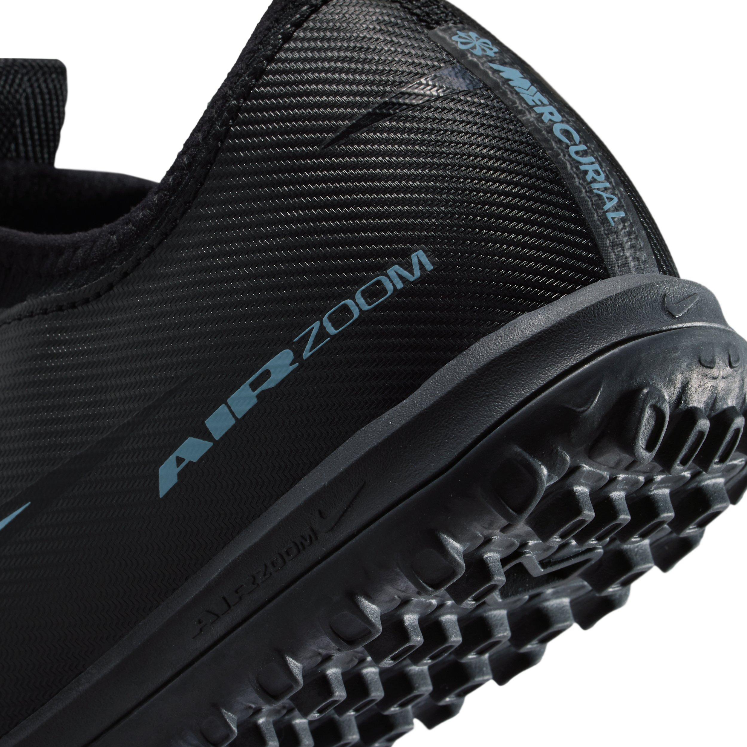 Nike Jr. Mercurial Vapor 16 Academy Turf Grade School Kids' "Black/Ice Blue" Soccer Shoe