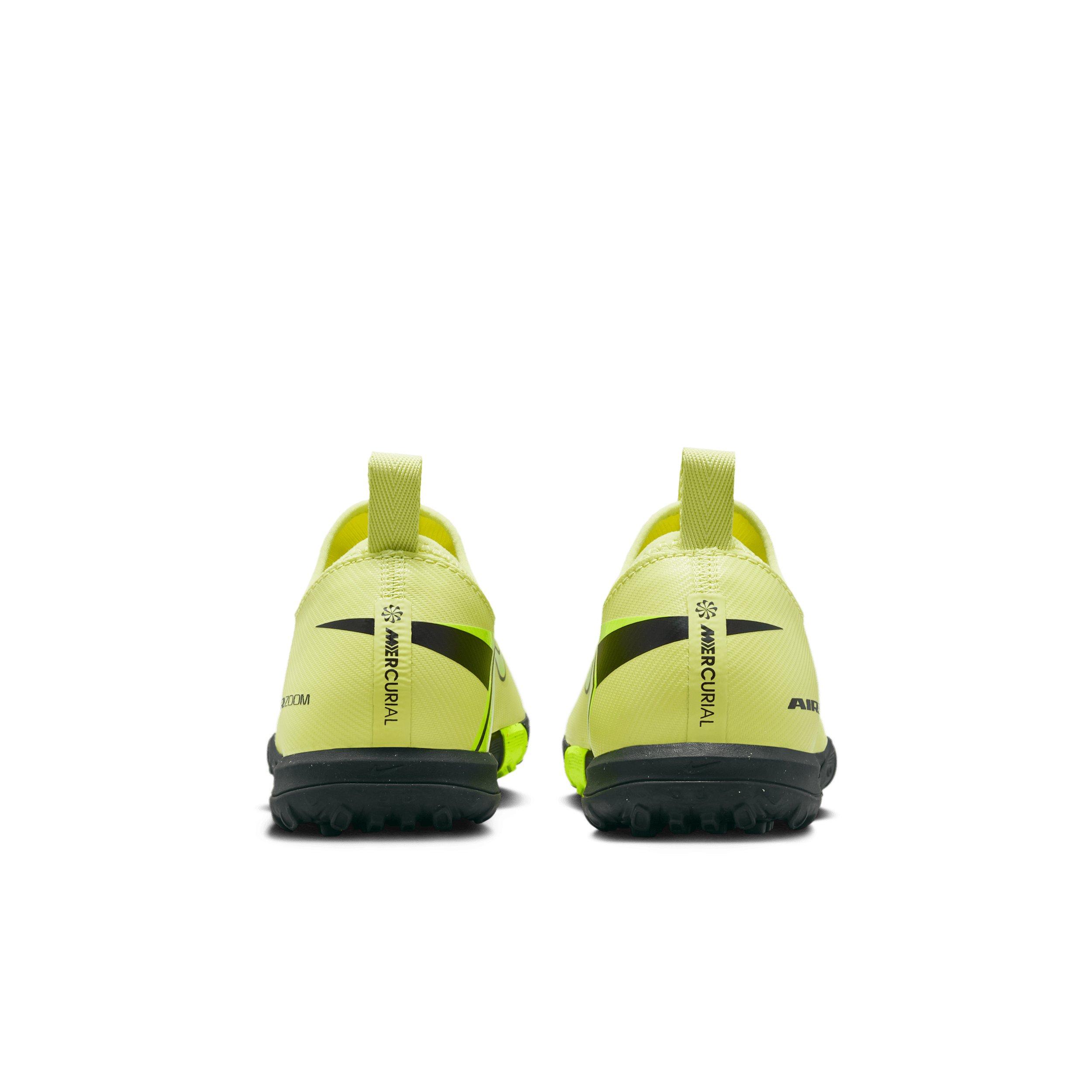Nike Jr. Mercurial Vapor 16 Academy Turf Grade School Kids' "Limelight/Crimson/Volt" Soccer Shoe