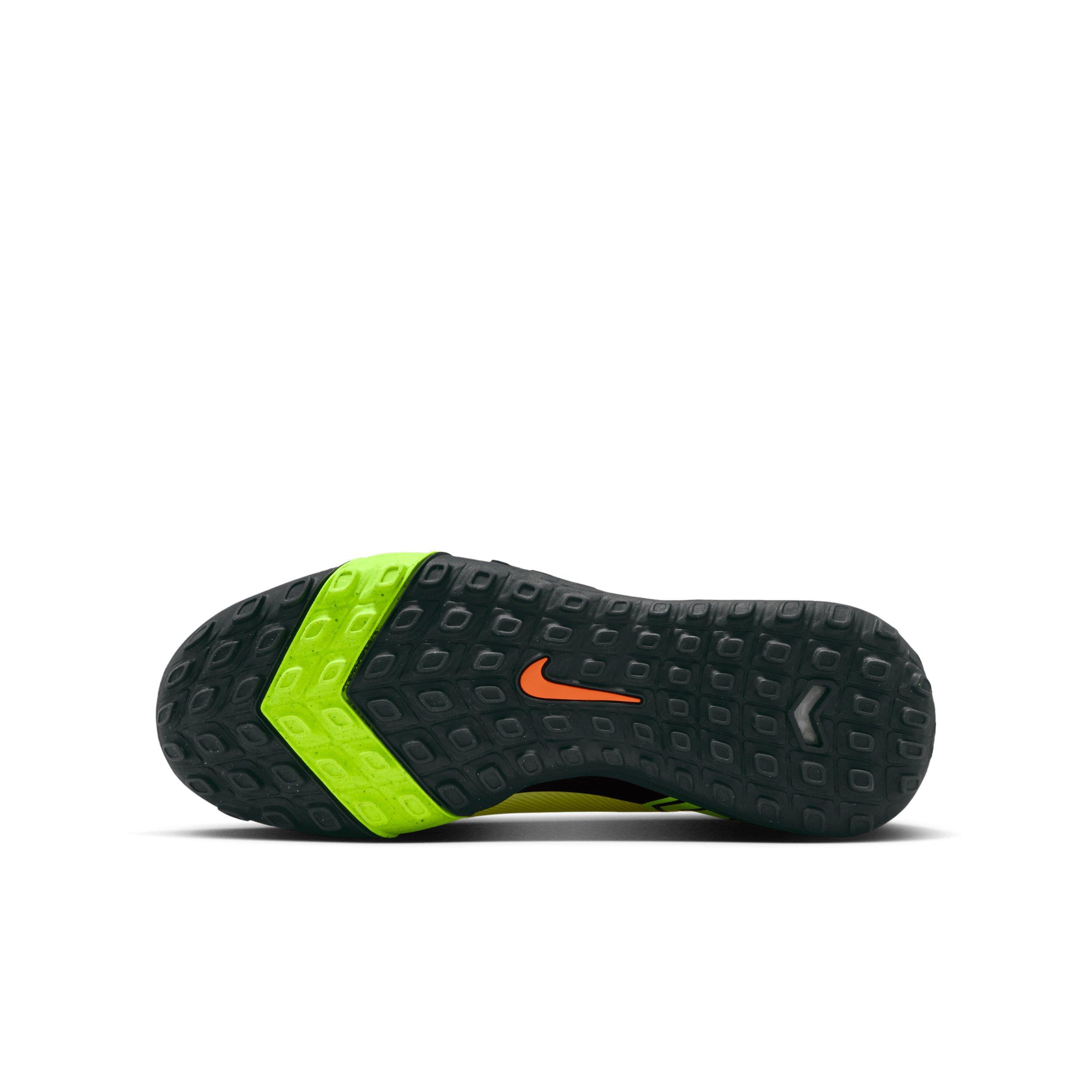 Nike Jr. Mercurial Vapor 16 Academy Turf Grade School Kids' "Limelight/Crimson/Volt" Soccer Shoe