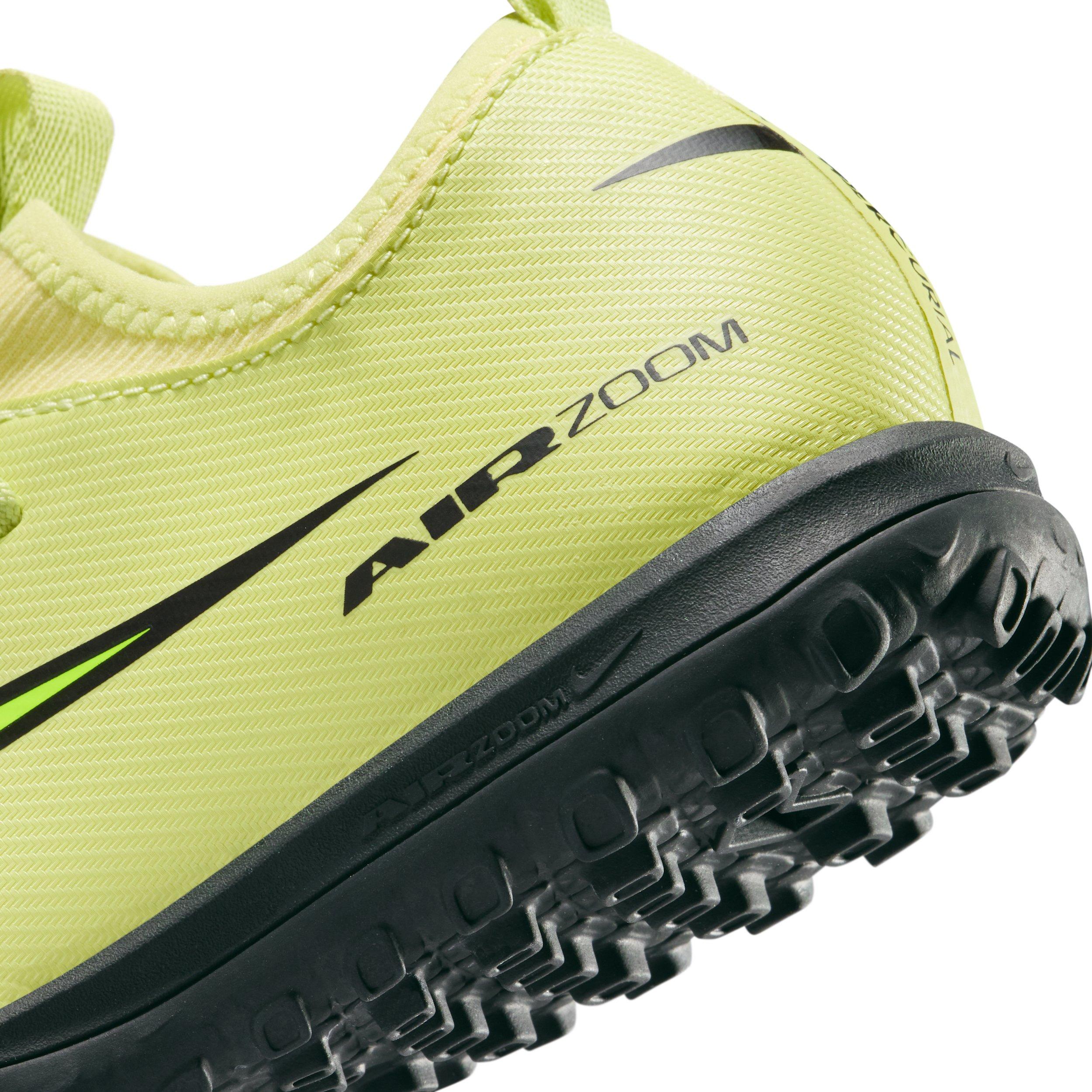 Nike Jr. Mercurial Vapor 16 Academy Turf Grade School Kids' "Limelight/Crimson/Volt" Soccer Shoe