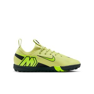 Nike Jr. Mercurial Vapor 16 Academy Turf "Limelight/Crimson/Volt" Grade School Kids' Soccer Shoe