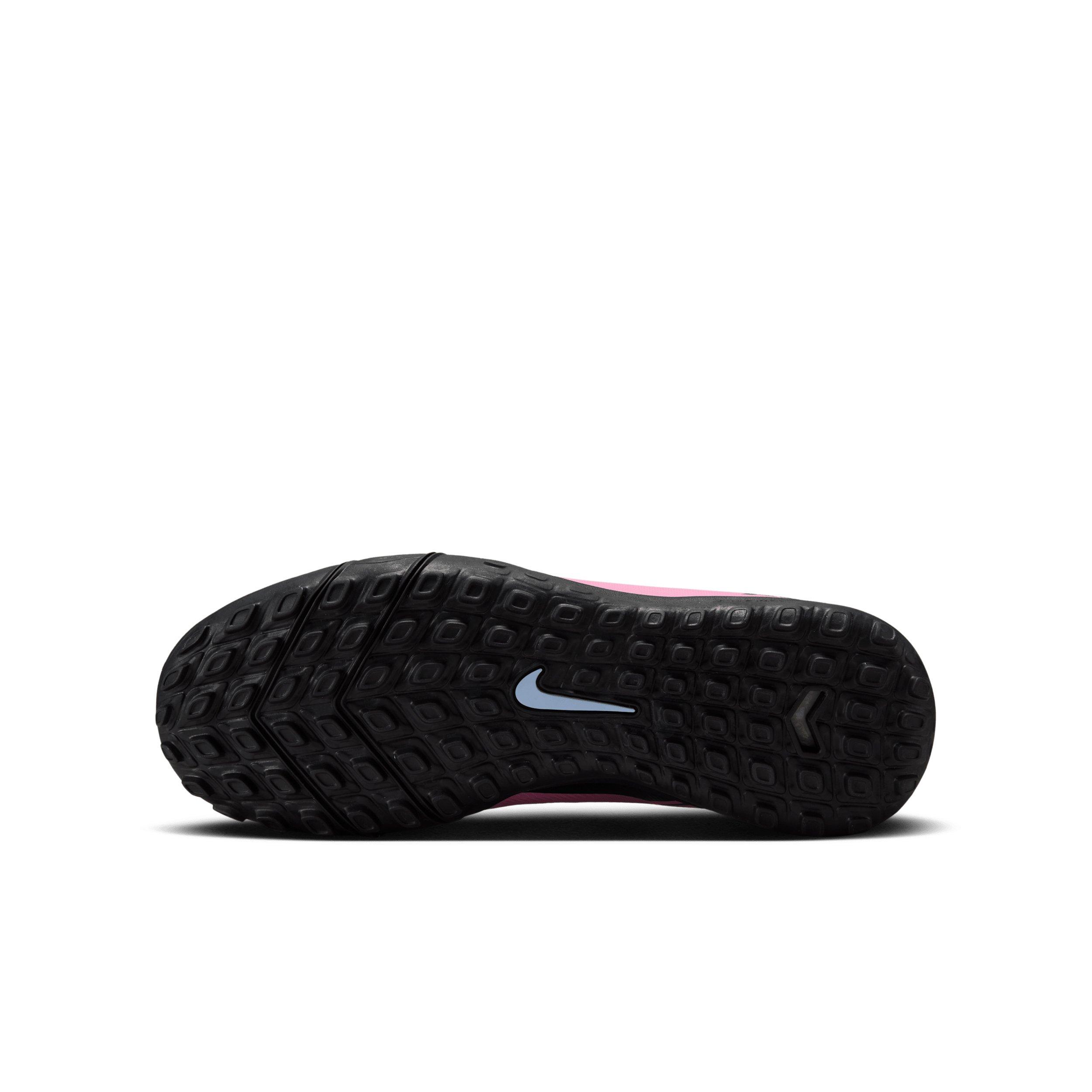 Nike Jr. Mercurial Vapor 16 Academy Turf Grade School Kids' "Flamingo/Crimson/Black" Soccer Shoe