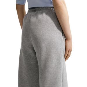 Nike Women's Studio Fleece Med-Weight Mid Rise Wide-Leg Pants - Dk Grey - DK GREY