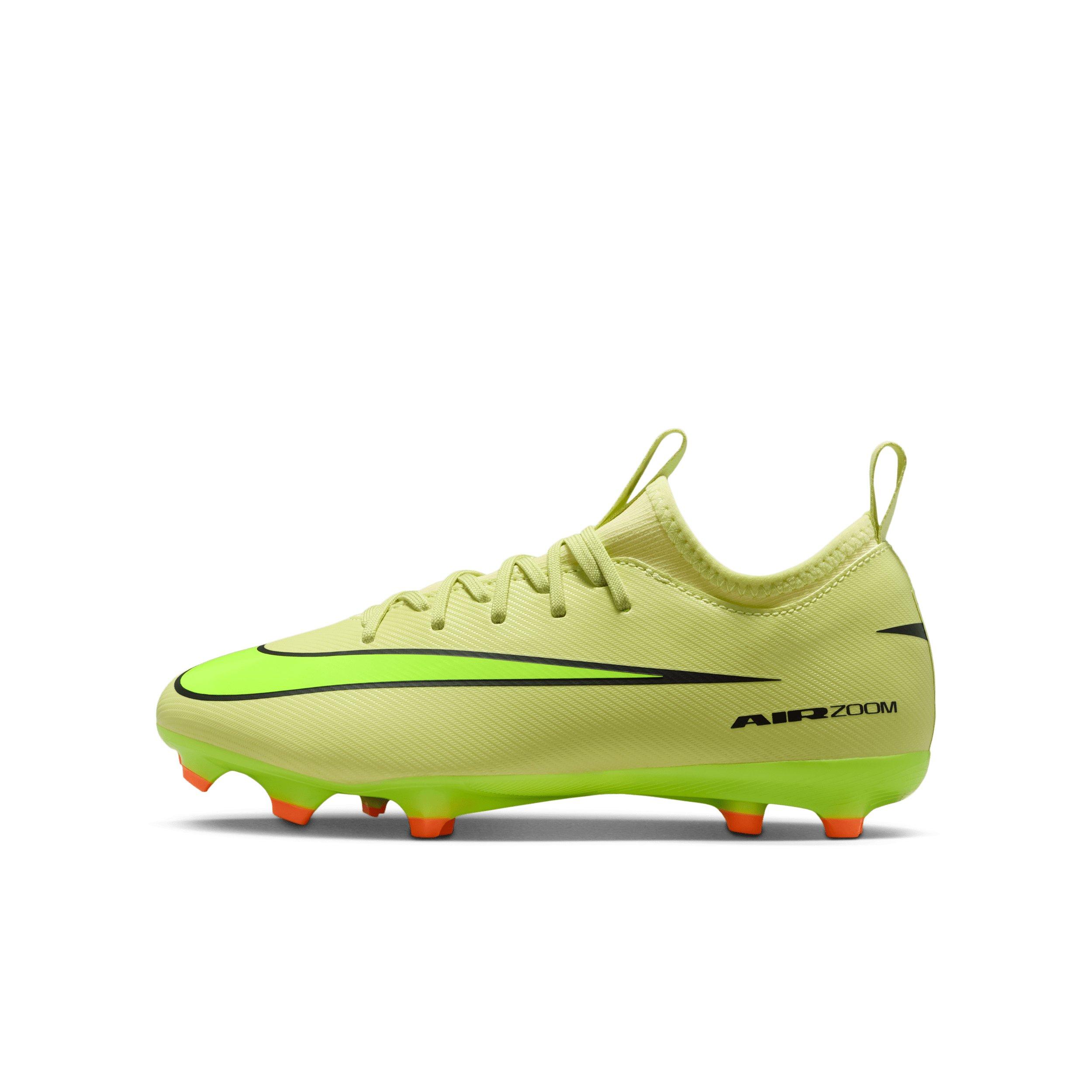 Nike Jr. Mercurial Vapor 16 Academy FG Grade School Kids' "Limelight/Crimson/Volt" Soccer Cleat