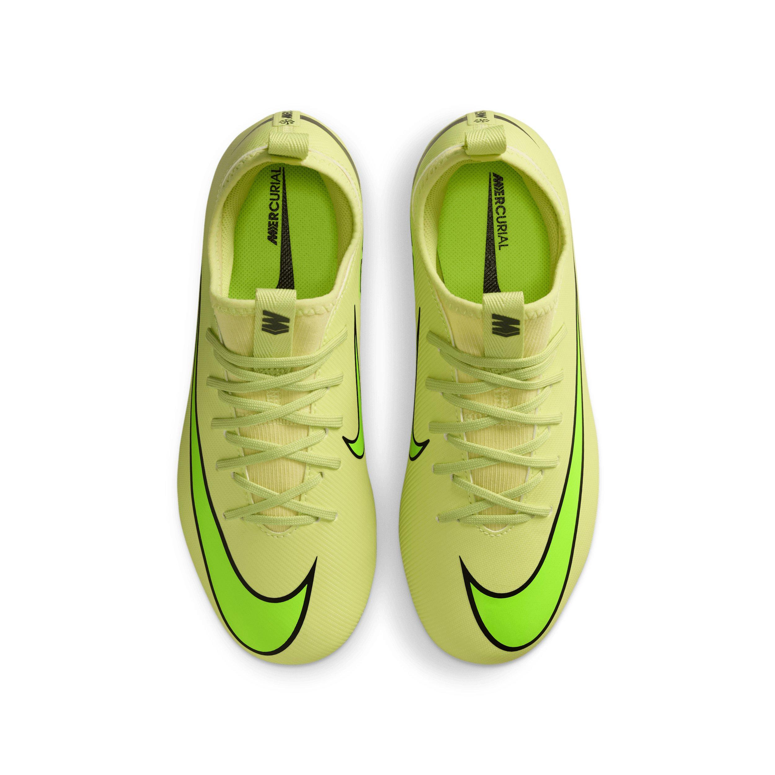 Nike Jr. Mercurial Vapor 16 Academy FG Grade School Kids' "Limelight/Crimson/Volt" Soccer Cleat