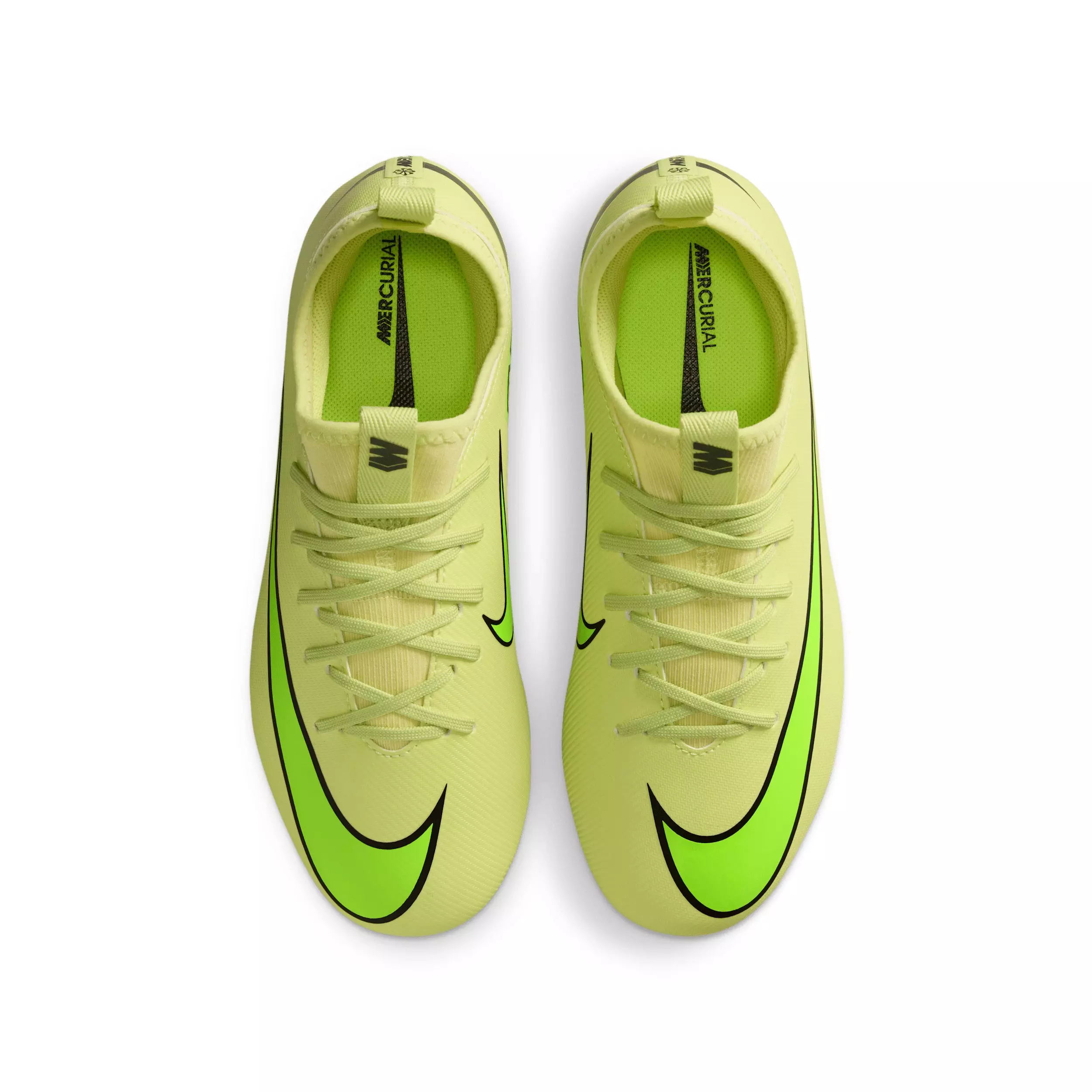 Nike Jr. Mercurial Vapor 16 Academy FG "Limelight/Crimson/Volt" Grade School Kids' Soccer Cleat - LIMELIGHT/CRIMSON/VOLT