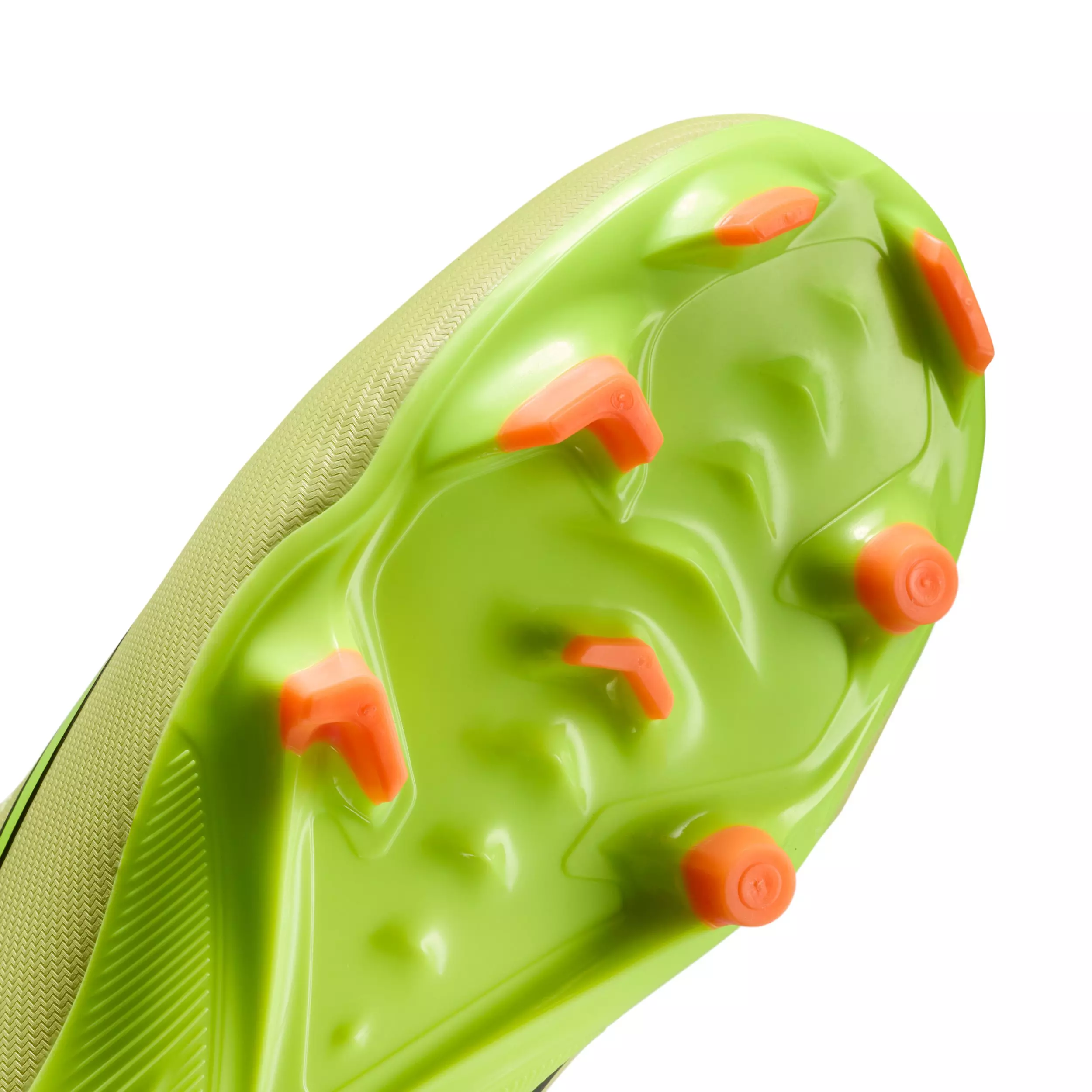 Nike Jr. Mercurial Vapor 16 Academy FG "Limelight/Crimson/Volt" Grade School Kids' Soccer Cleat - LIMELIGHT/CRIMSON/VOLT