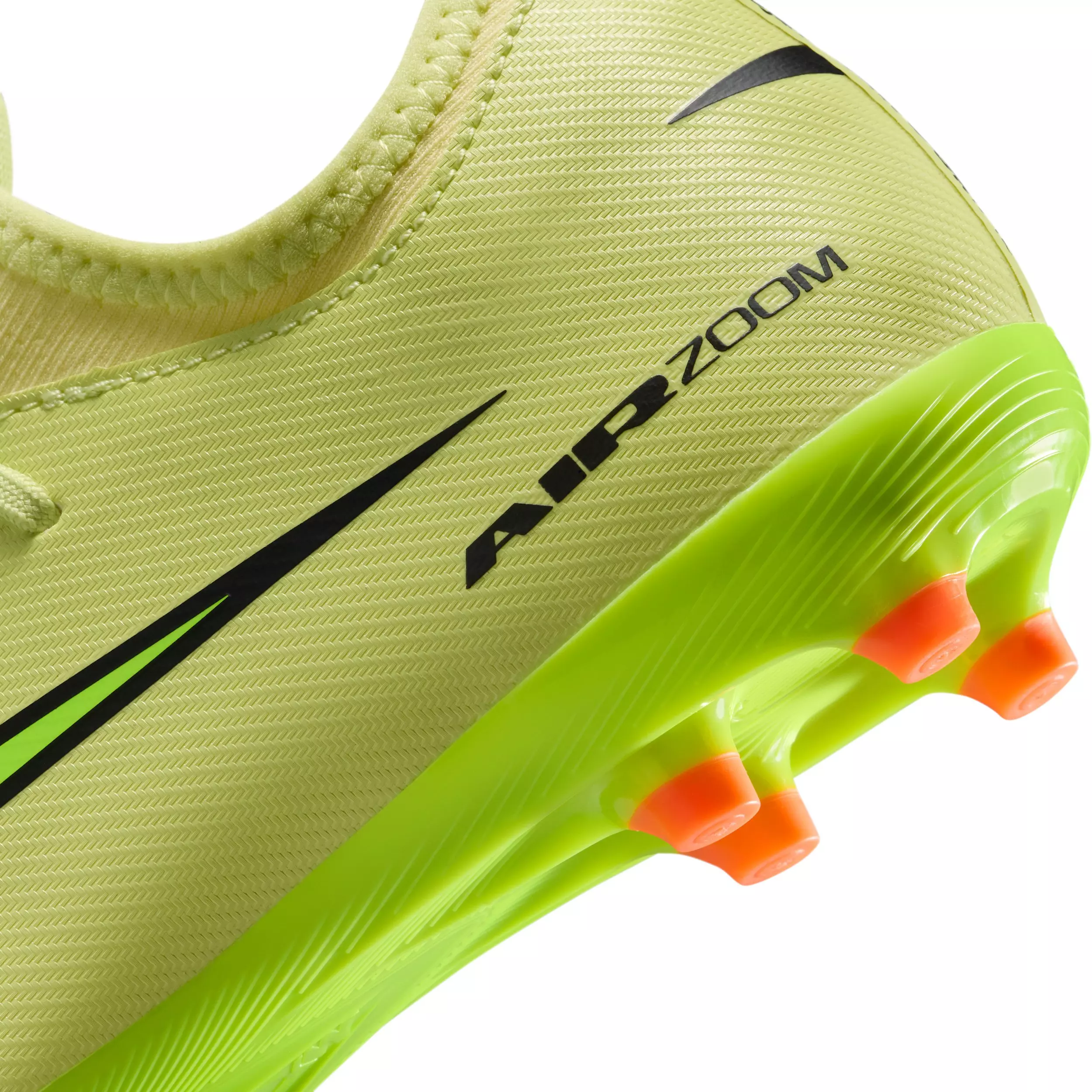 Nike Jr. Mercurial Vapor 16 Academy FG "Limelight/Crimson/Volt" Grade School Kids' Soccer Cleat - LIMELIGHT/CRIMSON/VOLT