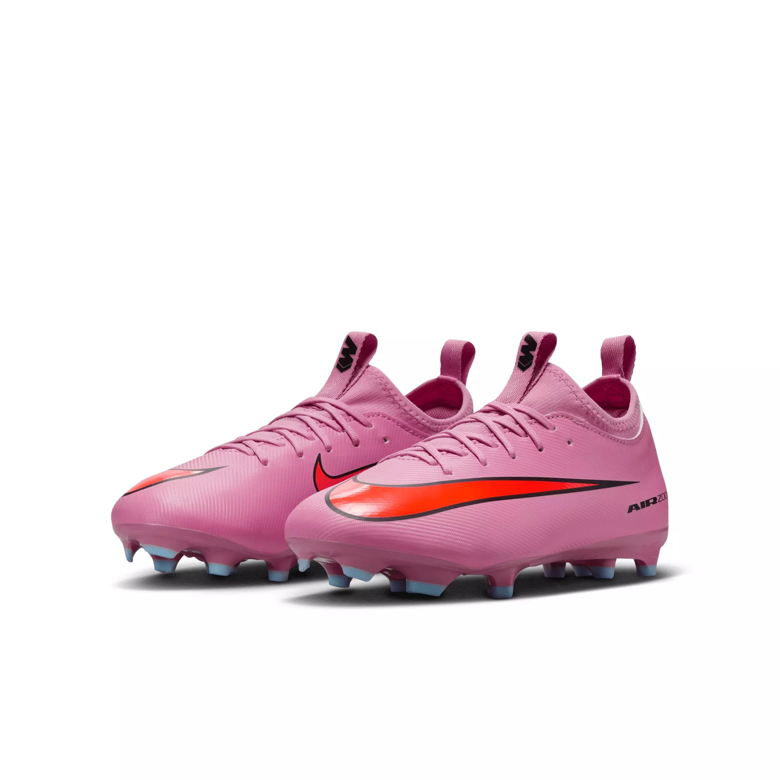 Nike Jr. Mercurial Vapor 16 Academy FG "Flamingo/Crimson/Black" Grade School Kids' Soccer Cleat - FLAMINGO/CRIMSON/BLACK
