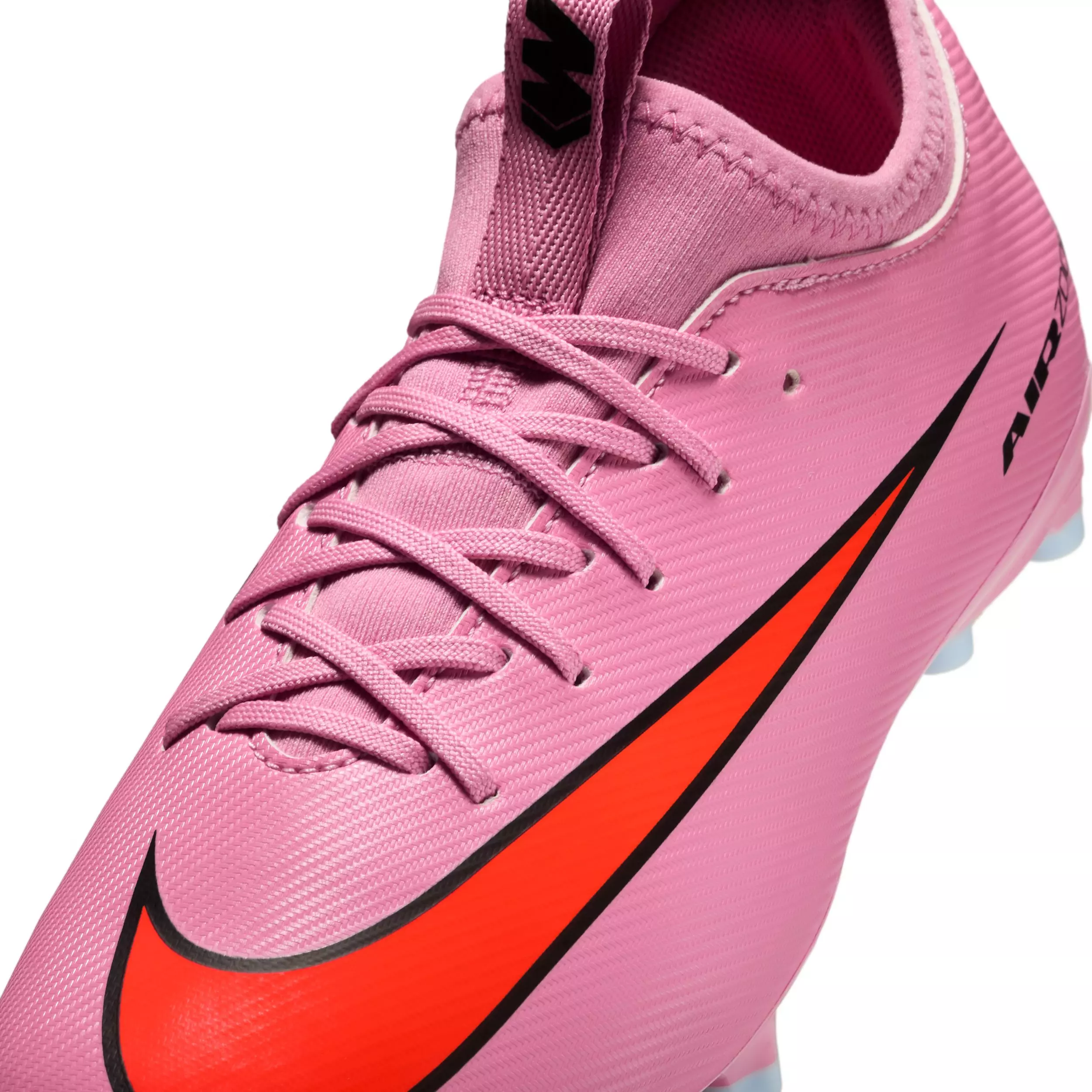 Nike Jr. Mercurial Vapor 16 Academy FG "Flamingo/Crimson/Black" Grade School Kids' Soccer Cleat - FLAMINGO/CRIMSON/BLACK