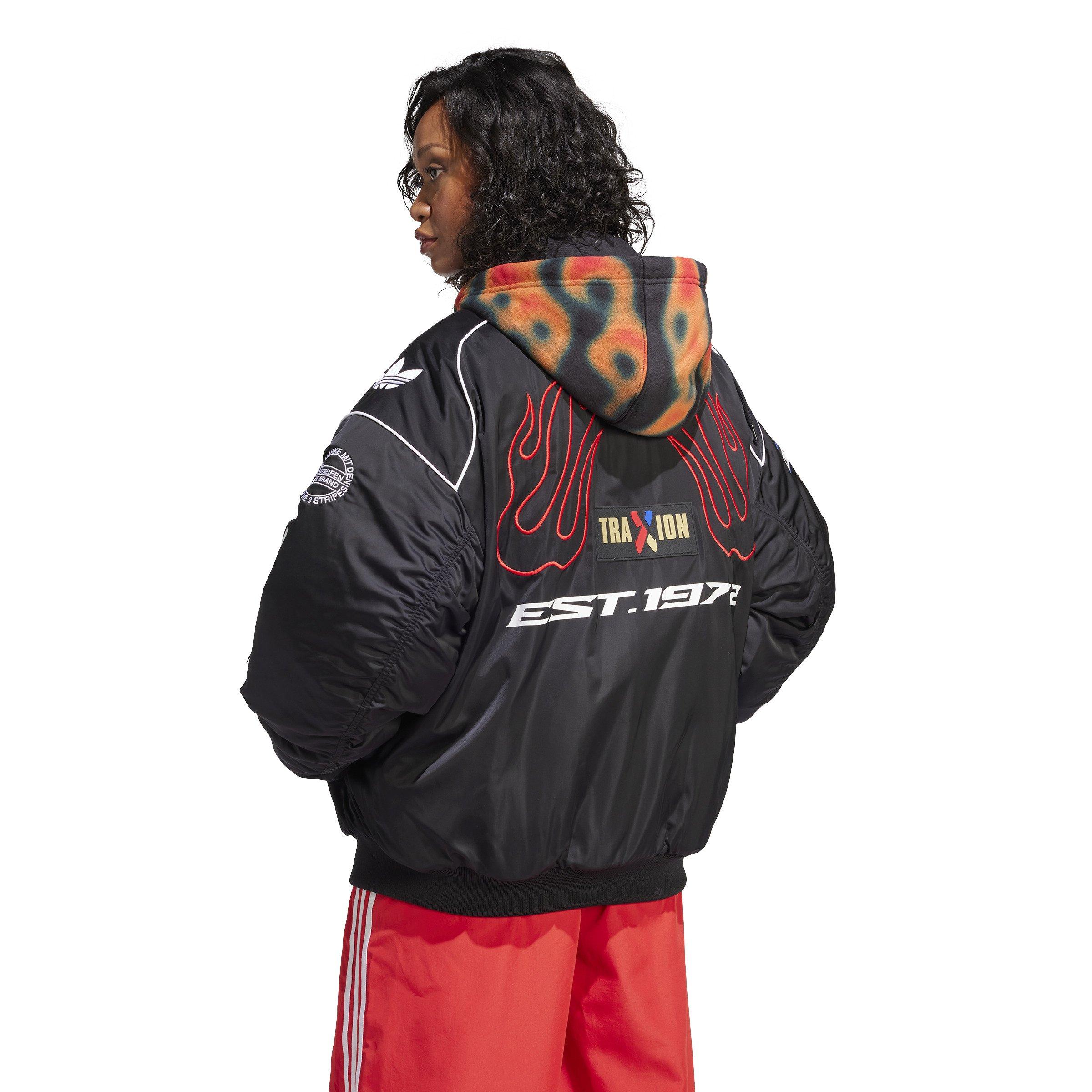 adidas Originals Women's Rasant Moto Bomber Jacket -Black