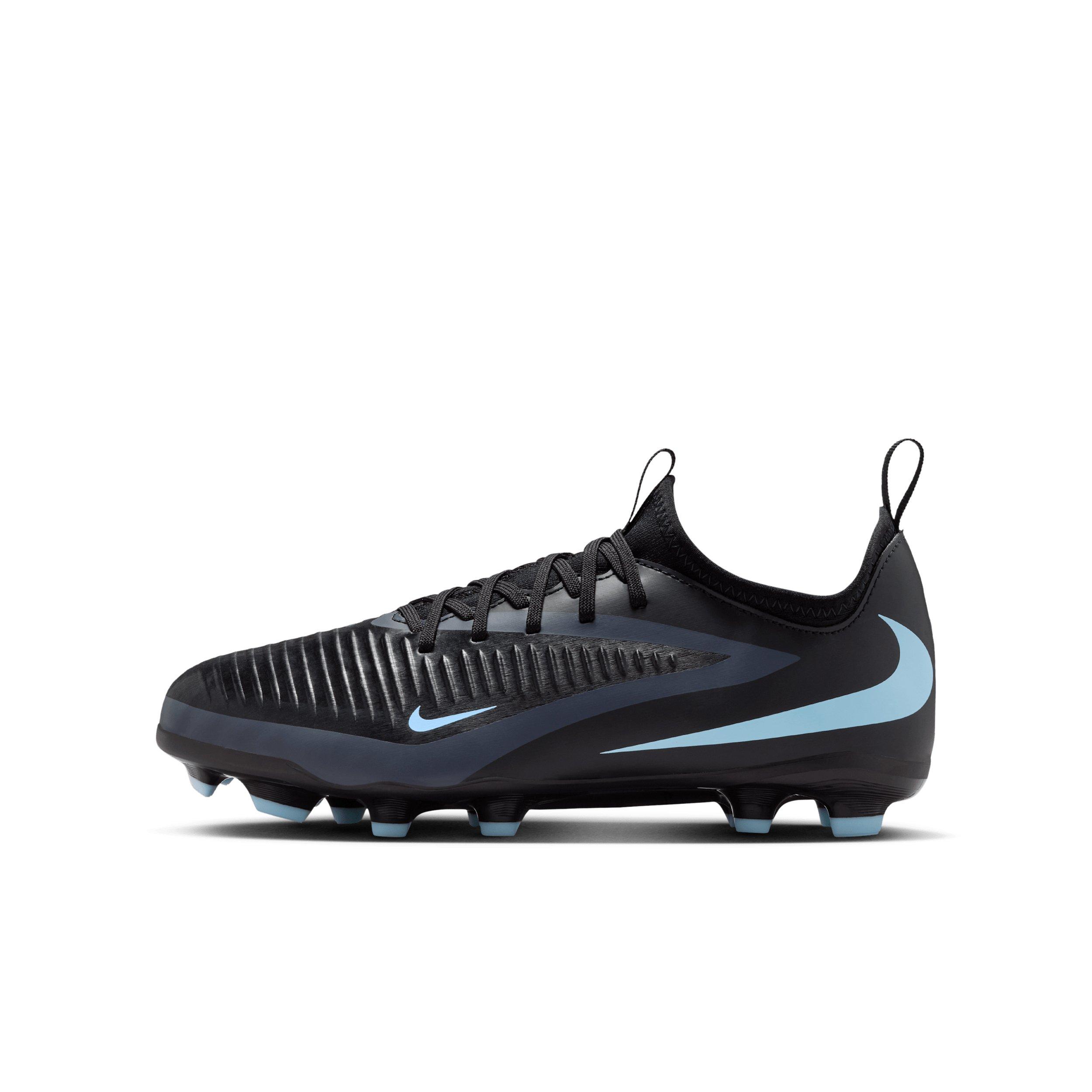 Nike Jr. Phantom 6 Low Academy MG Grade School Kids' "Black/Black" Soccer Cleat