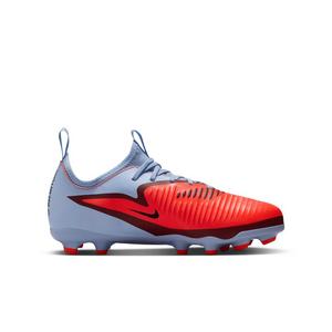 Nike Jr. Phantom 6 Low Academy MG "Royal Tint/Black/Bright Crimson" Grade School Kids' Soccer Cleat