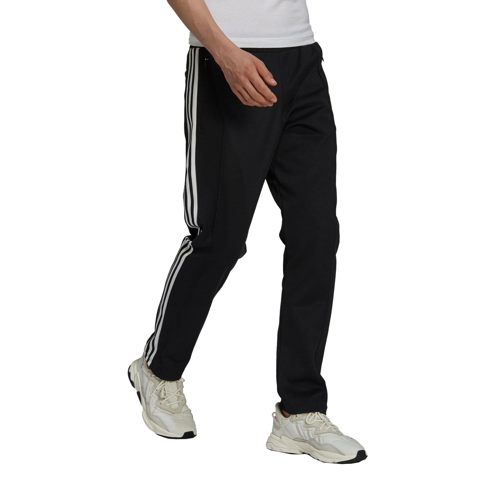 adidas Originals Men's Adicolor Classics Beckenbauer Primeblue Track Black Pants - BLACK Thumbnail View 1
