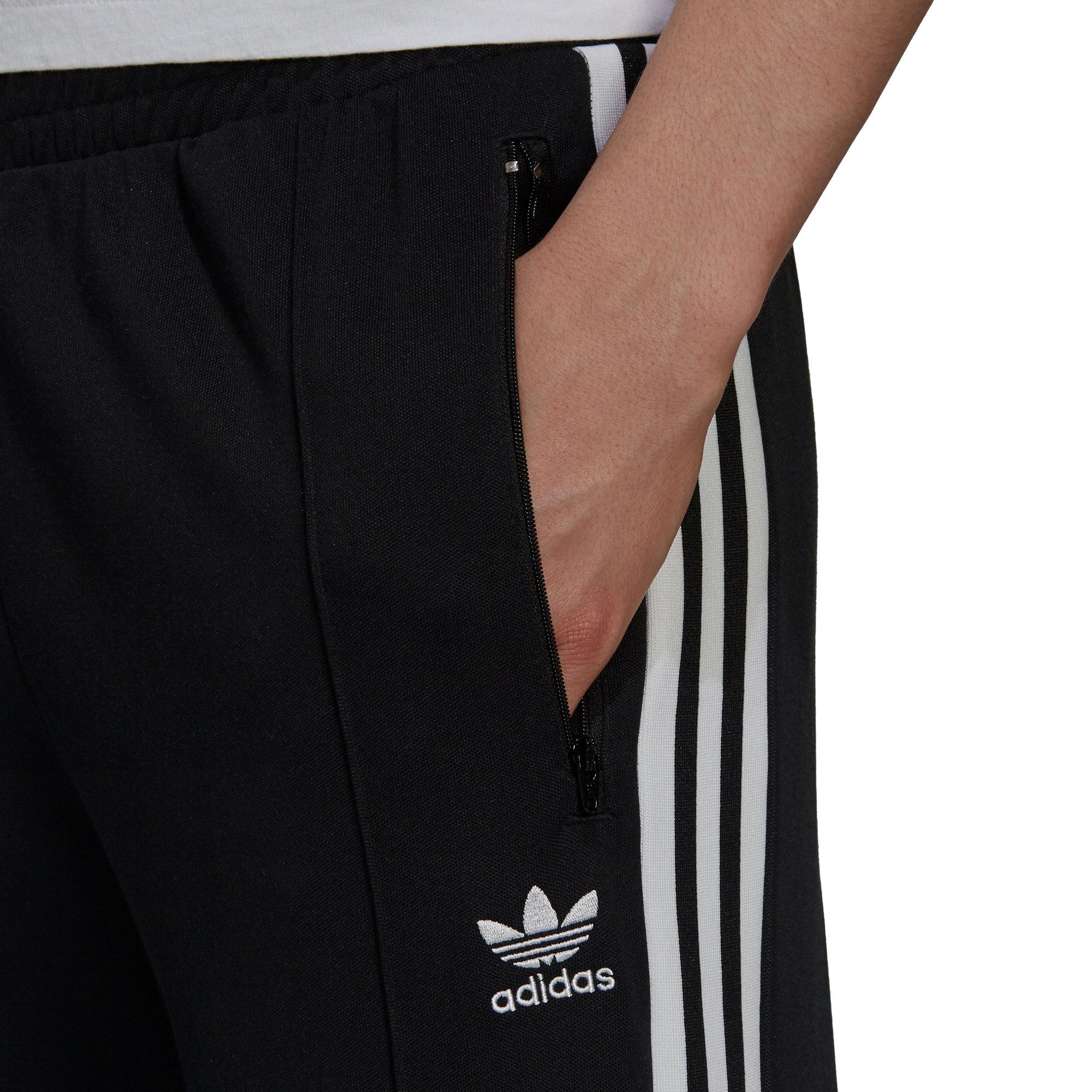 adidas Originals Men's Adicolor Classics Beckenbauer Primeblue Track Black Pants - BLACK Thumbnail View 4