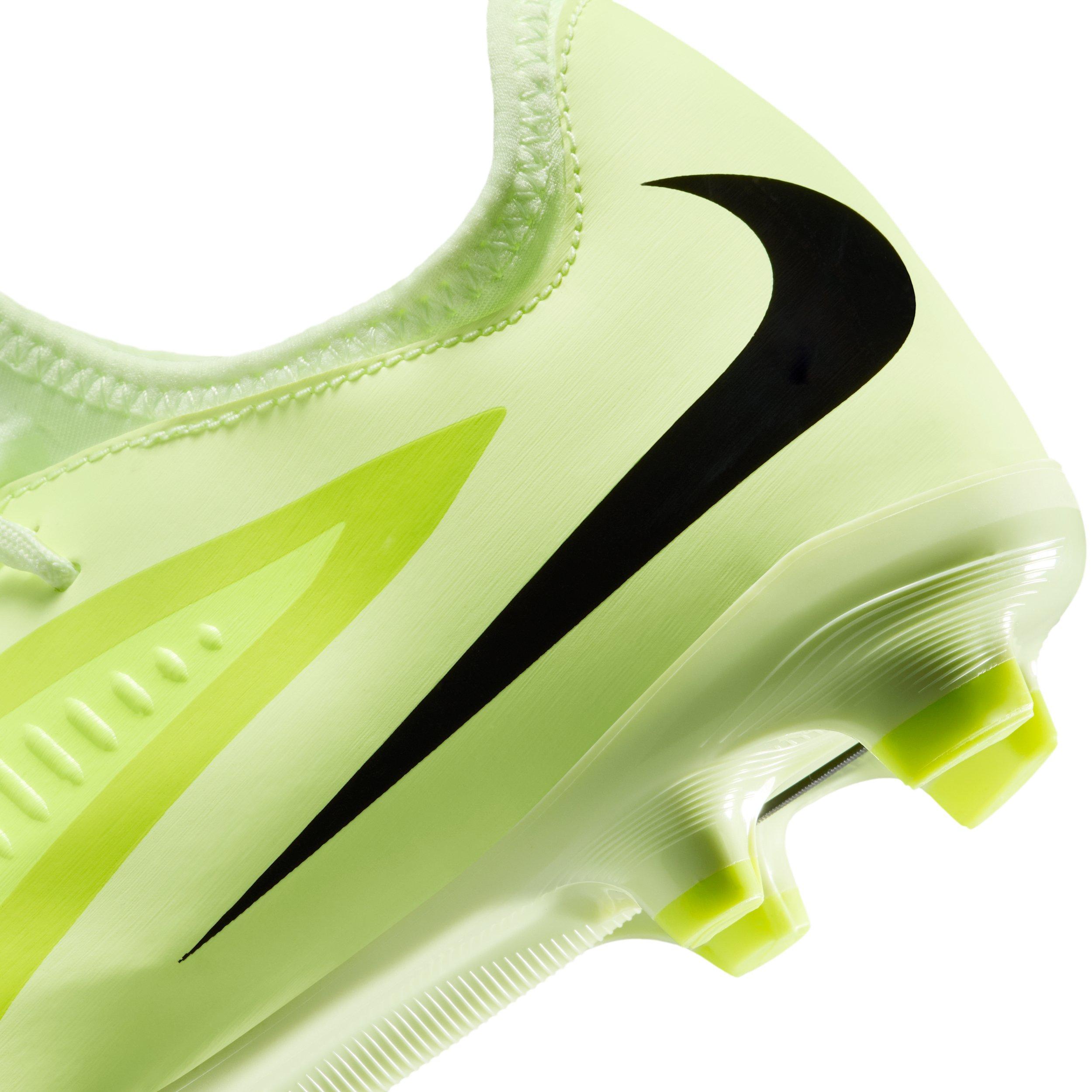 Nike Jr. Phantom 6 Low Academy MG Grade School Kids' "Hyper Crimson/Limelight/Black" Soccer Cleat