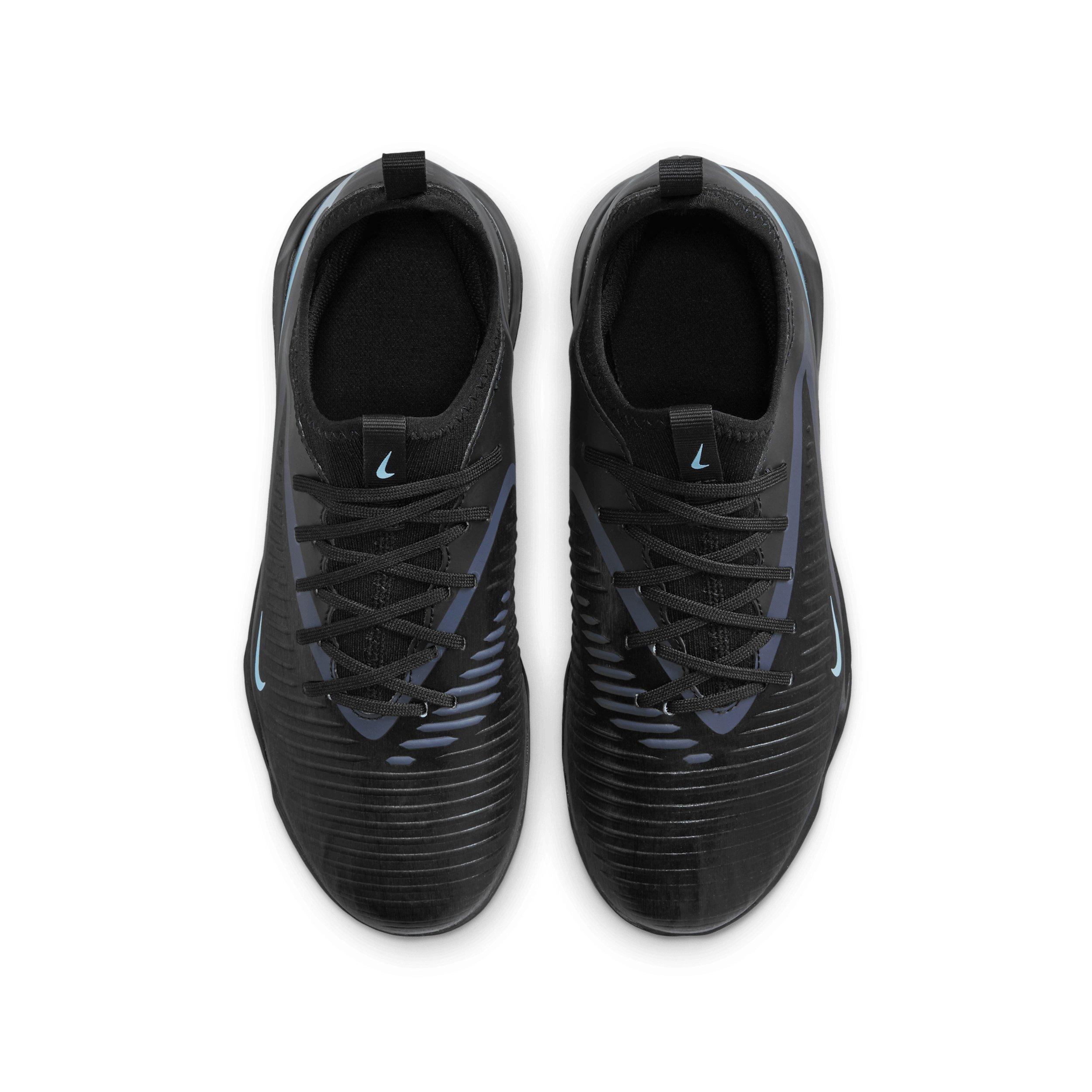 Nike Jr. Phantom 6 Low Academy Turf Grade School Kids' "Black/Black" Soccer Shoe