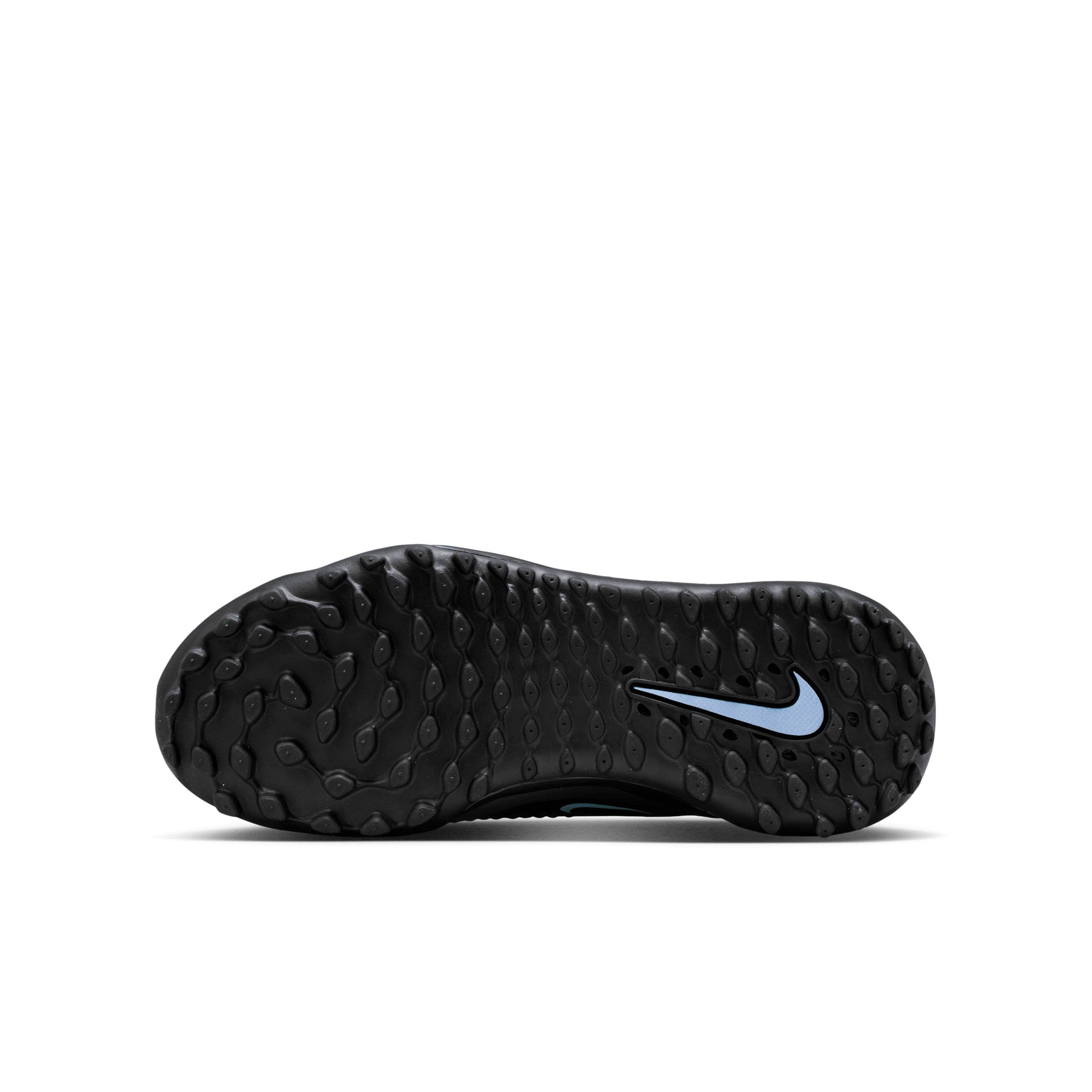 Nike Jr. Phantom 6 Low Academy Turf Grade School Kids' "Black/Black" Soccer Shoe