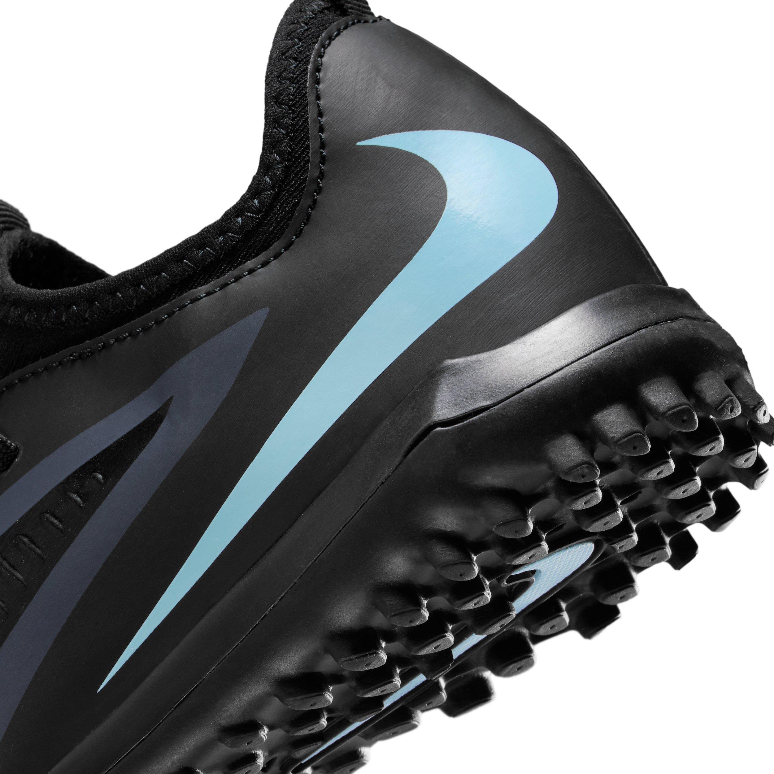 Nike Jr. Phantom 6 Low Academy Turf Grade School Kids' "Black/Black" Soccer Shoe