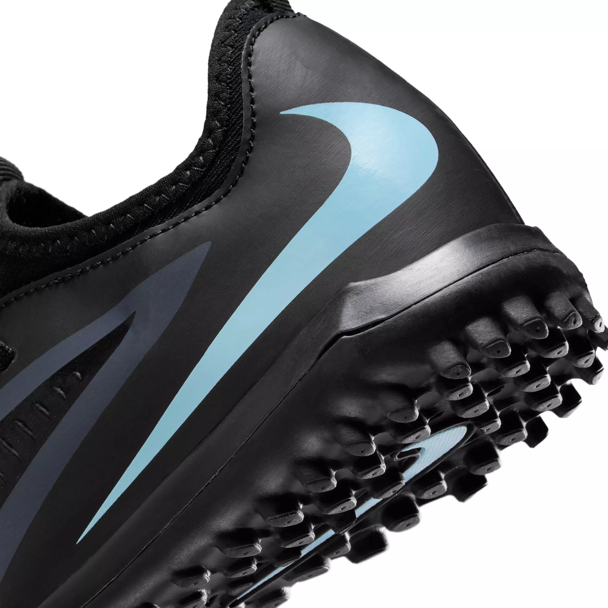 Nike Jr. Phantom 6 Low Academy Turf "Black/Black" Grade School Kids' Soccer Shoe - BLACK/BLACK