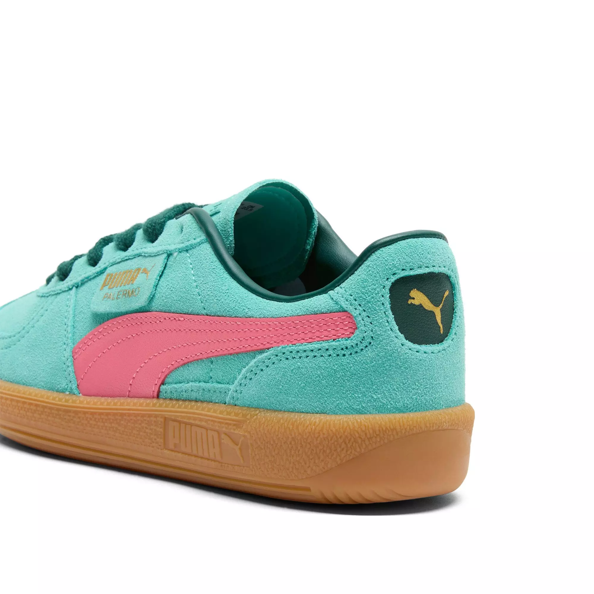 PUMA Palermo "Teal/Pink/Gum" Women's Shoe - TEAL/PINK/GUM