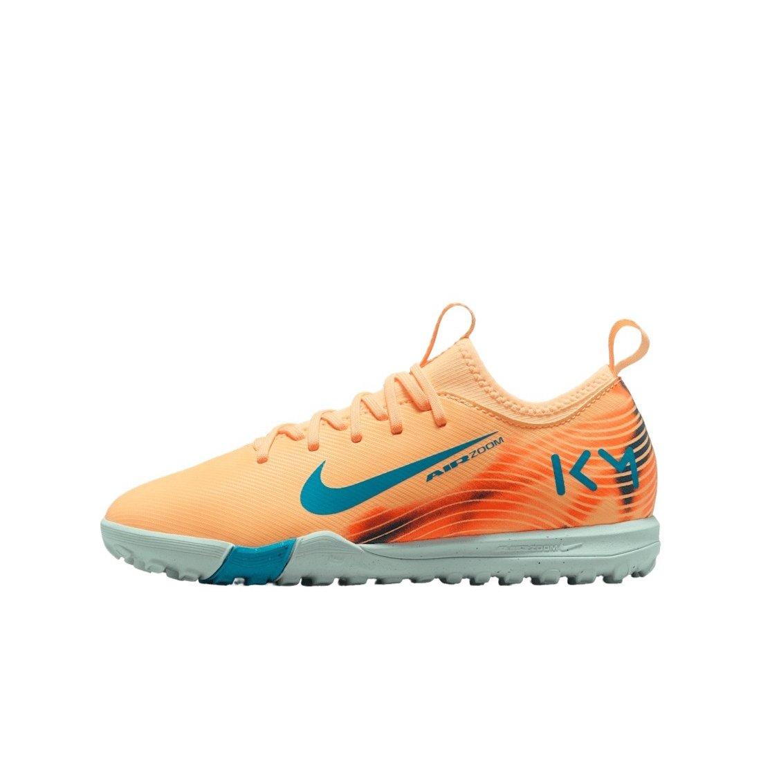 Nike Jr. Mercurial Vapor 16 Academy Turf Grade School Kids' "Melon Tint/Igloo/Turquoise" Soccer Shoe