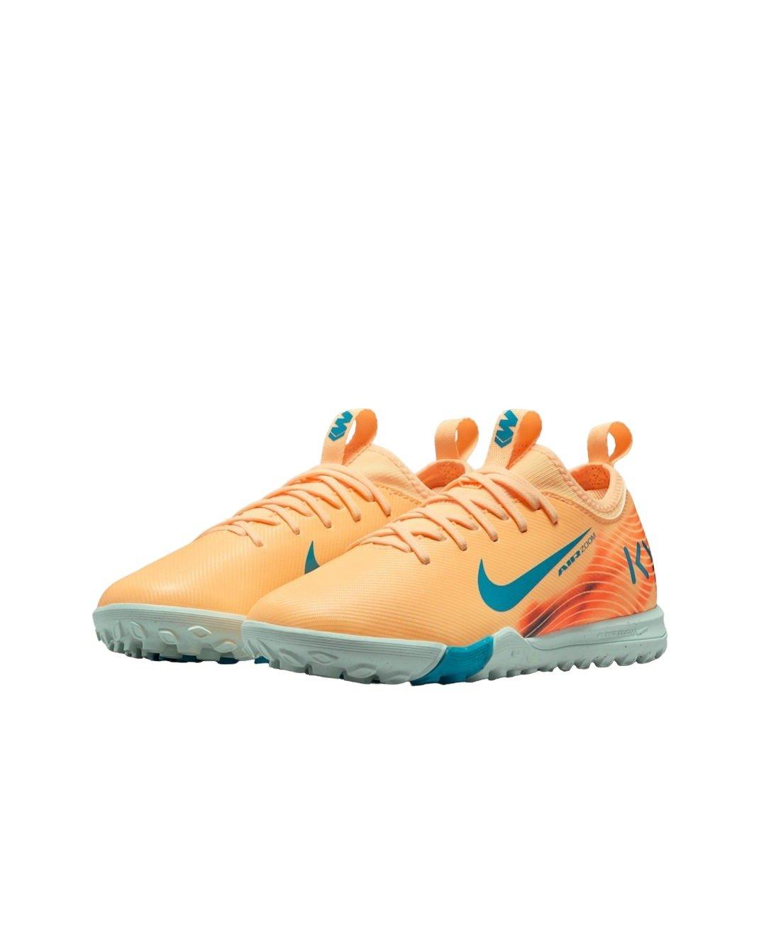Nike Jr. Mercurial Vapor 16 Academy Turf Grade School Kids' "Melon Tint/Igloo/Turquoise" Soccer Shoe