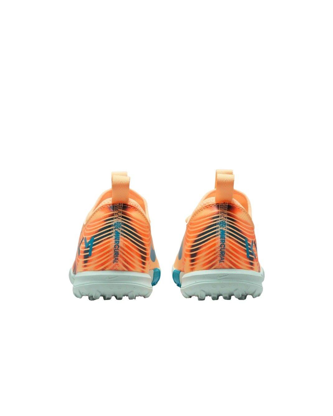 Nike Jr. Mercurial Vapor 16 Academy Turf Grade School Kids' "Melon Tint/Igloo/Turquoise" Soccer Shoe