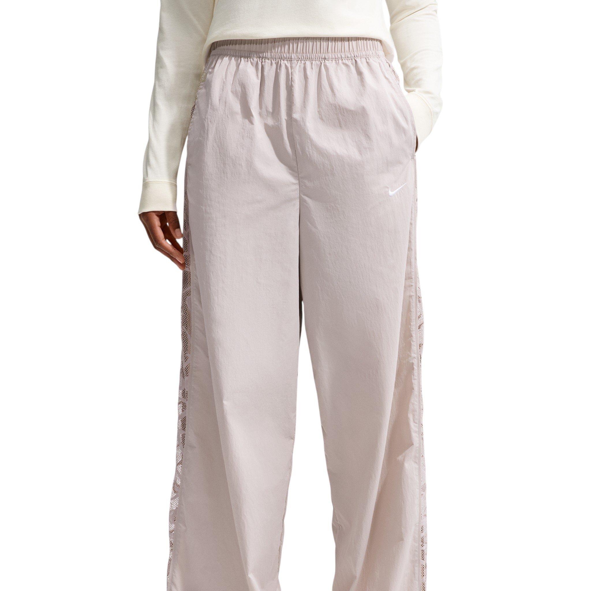 Nike Women's Sportswear Loose Mid-Rise Lace Track Pants - Cream - CREAM