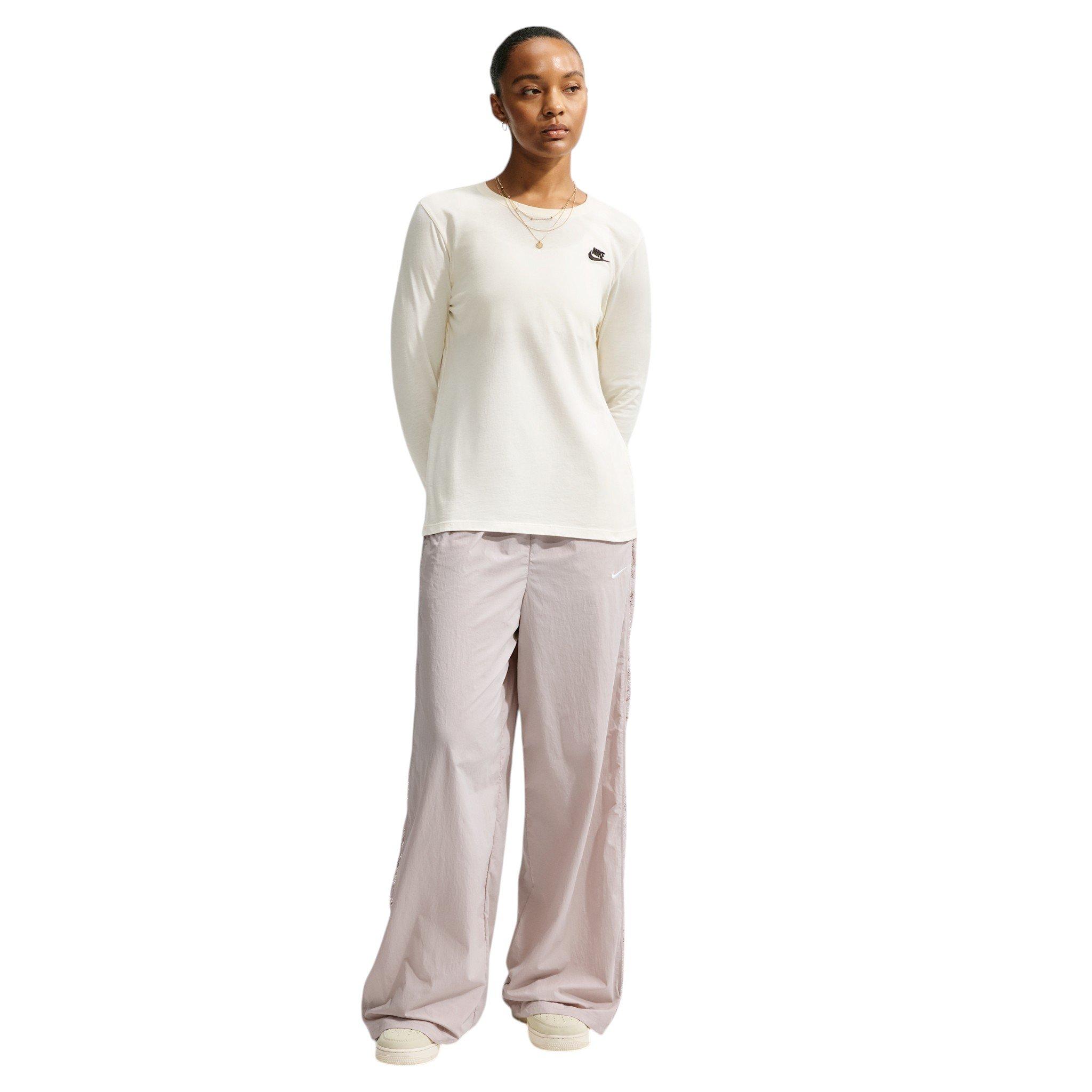 Nike Women's Sportswear Loose Mid-Rise Lace Track Pants - Cream - CREAM