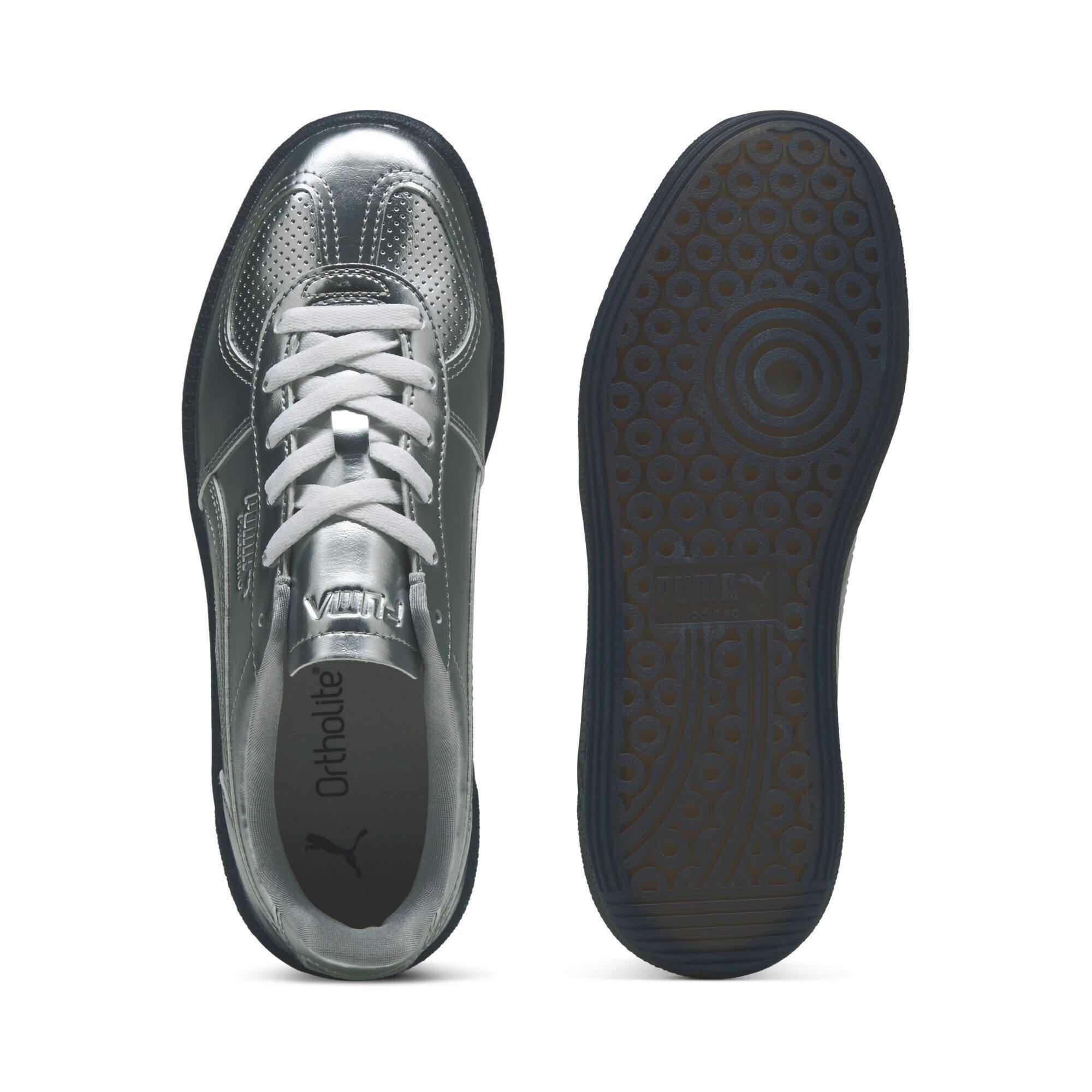 PUMA Palermo Astro Escape "PUMA Silver/PUMA Black" Women's Shoe - SILVER/BLACK Thumbnail View 4