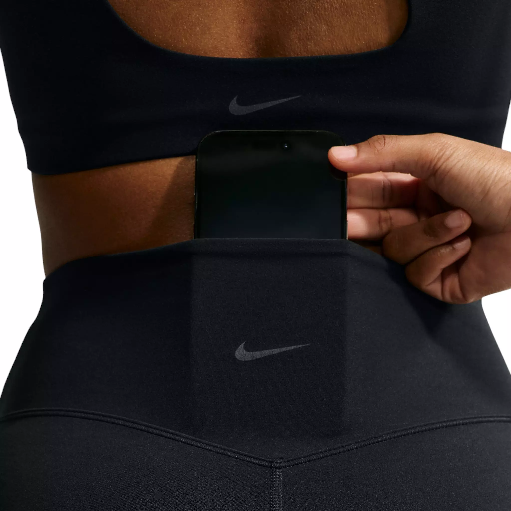Nike Women's Zenvy High-Waisted Flared Leggings - Black - BLACK