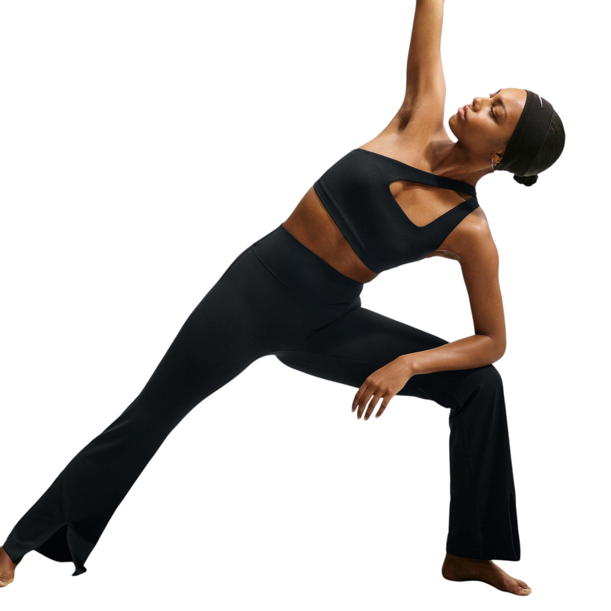 Nike Women's Zenvy High-Waisted Flared Leggings - Black - BLACK