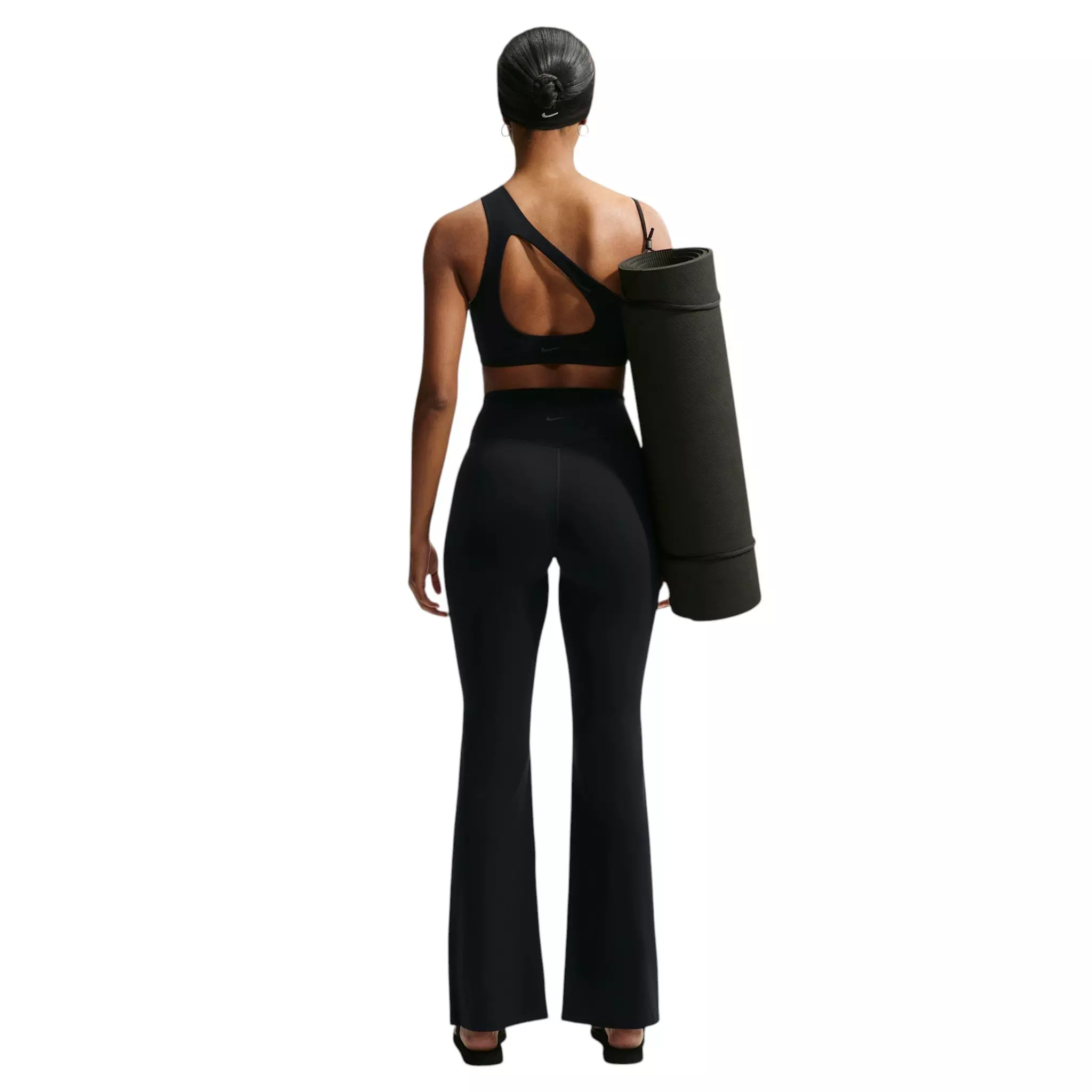 Nike Women's Zenvy High-Waisted Flared Leggings - Black - BLACK