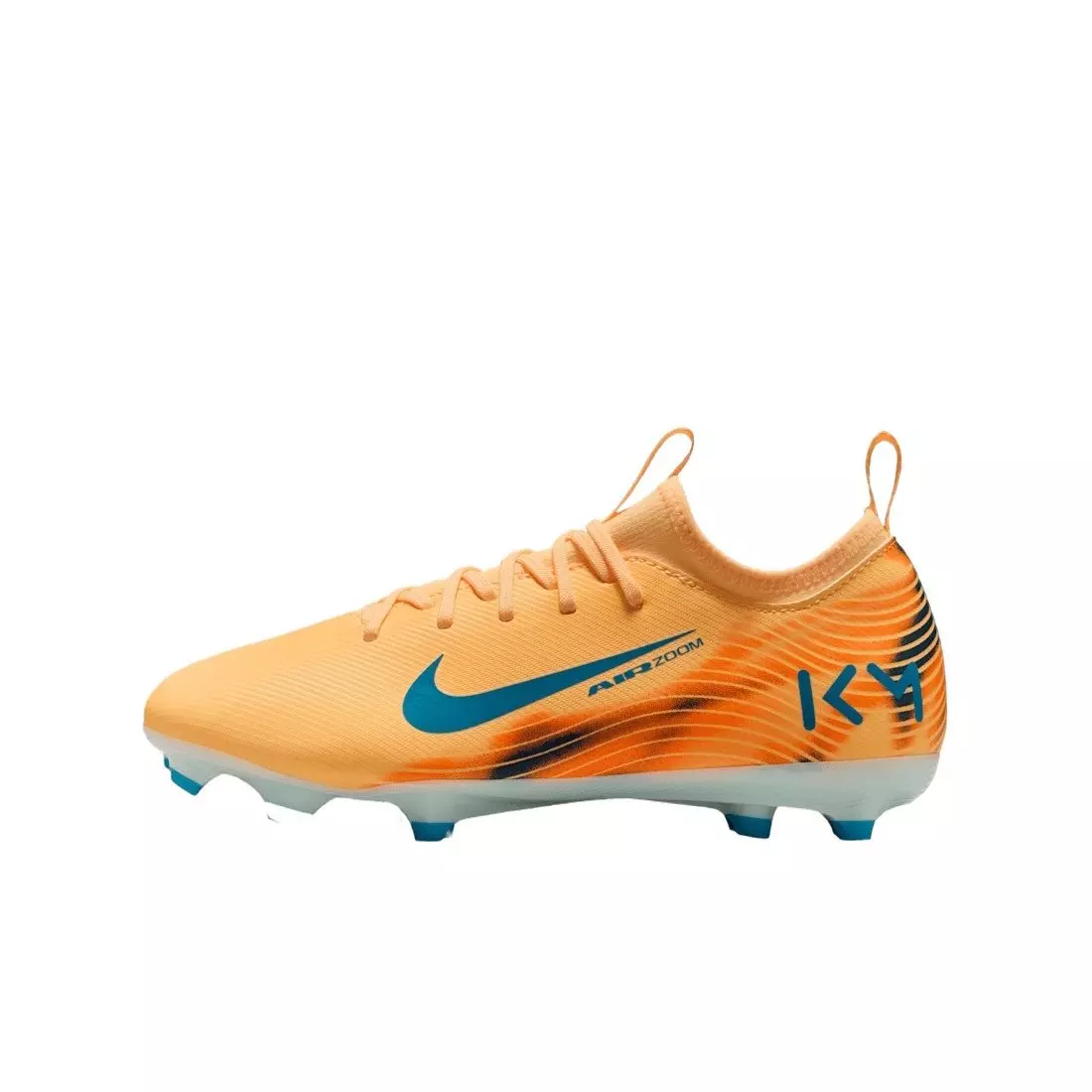 Nike Jr. Mercurial Vapor 16 Academy "Melon Tint/Igloo/Neo Turquoise" Grade School Kids' Soccer Cleat - MELON/INGLOO/TURQUOISE