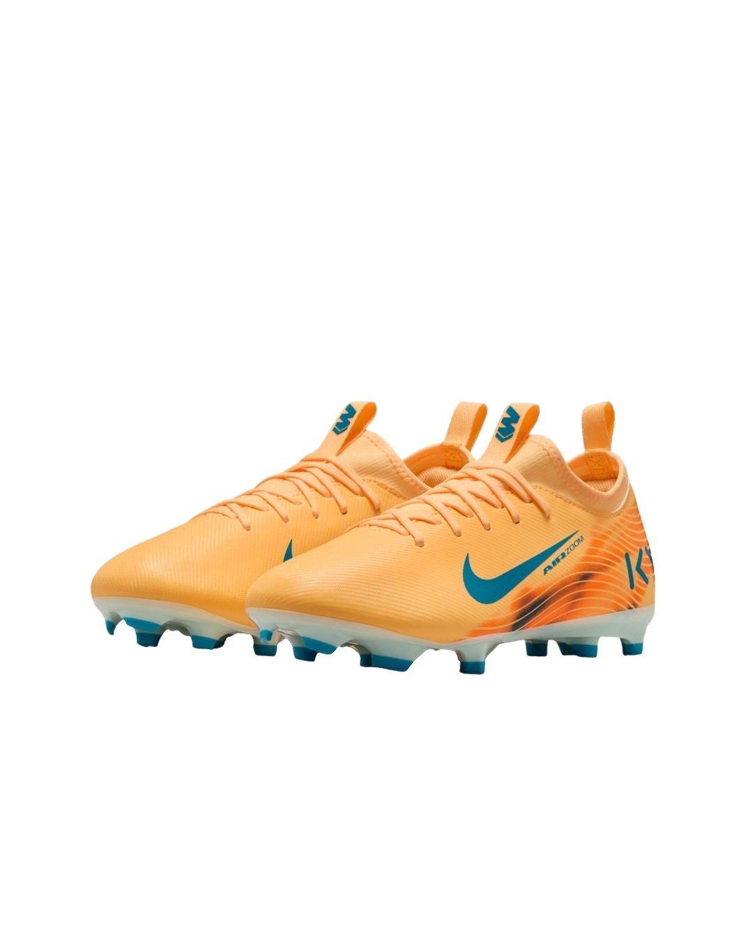 Nike Jr. Mercurial Vapor 16 Academy Grade School Kids' "Melon Tint/Igloo/Neo Turquoise" Soccer Cleat