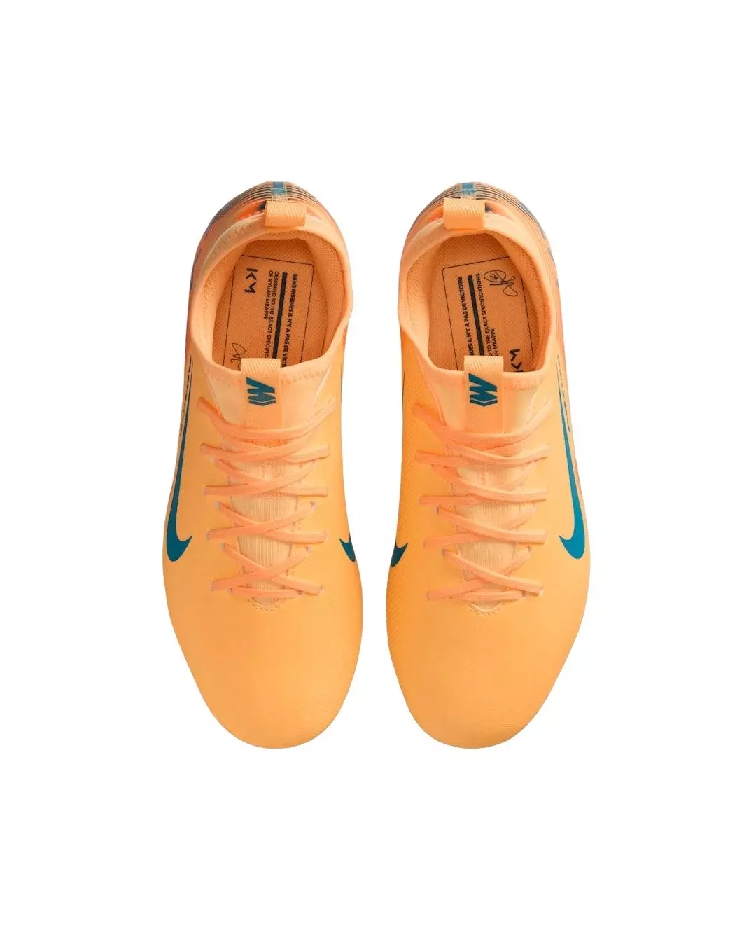 Nike Jr. Mercurial Vapor 16 Academy "Melon Tint/Igloo/Neo Turquoise" Grade School Kids' Soccer Cleat - MELON/INGLOO/TURQUOISE