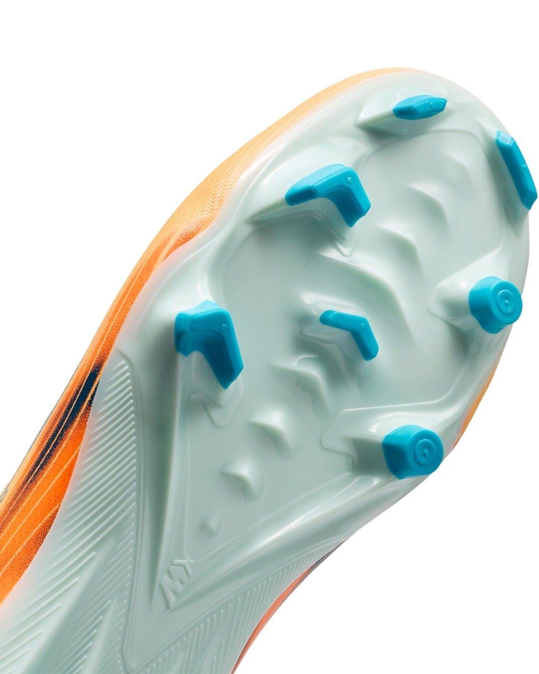 Nike Jr. Mercurial Vapor 16 Academy Grade School Kids' "Melon Tint/Igloo/Neo Turquoise" Soccer Cleat