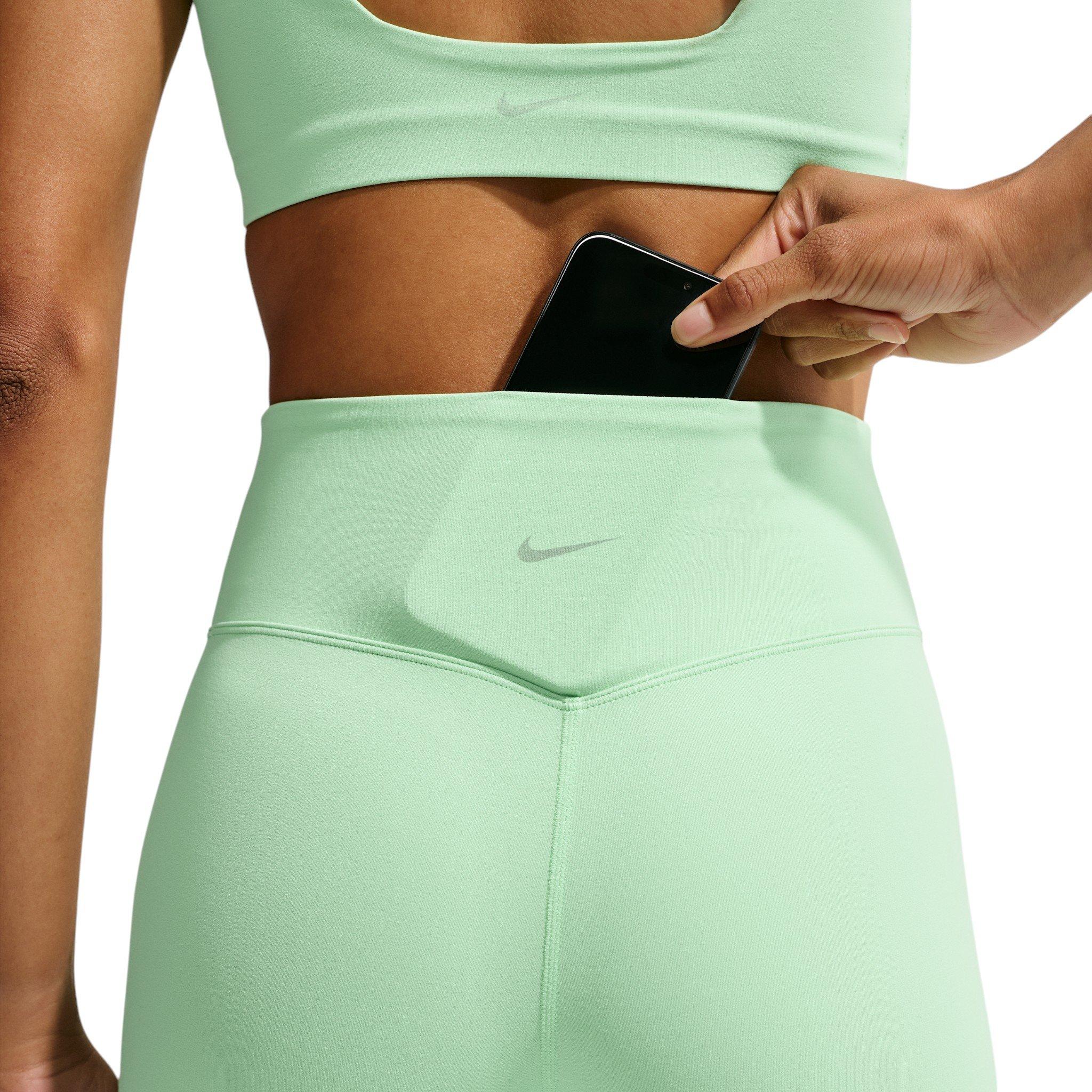 Nike Women's Zenvy High-Waisted Flared Leggings - Green - GREEN