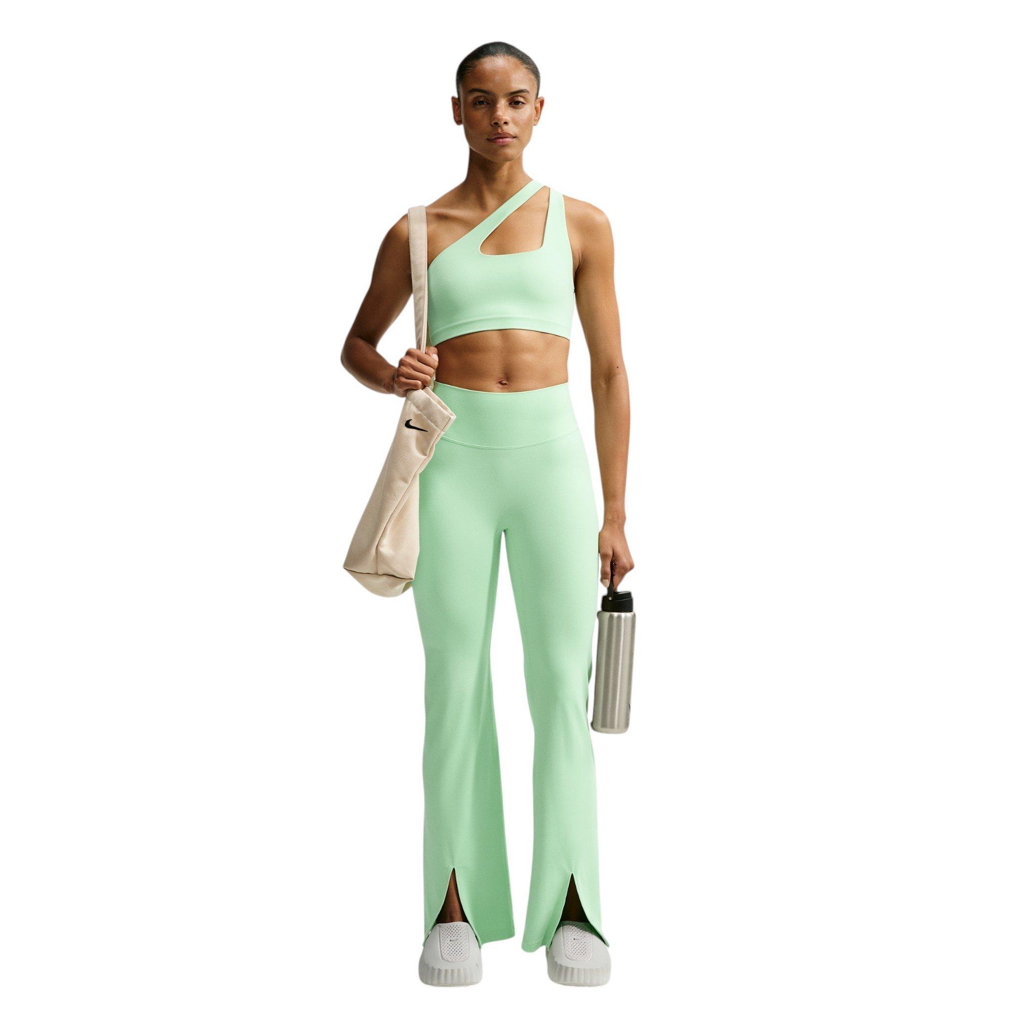 Nike Women's Zenvy High-Waisted Flared Leggings - Green - GREEN