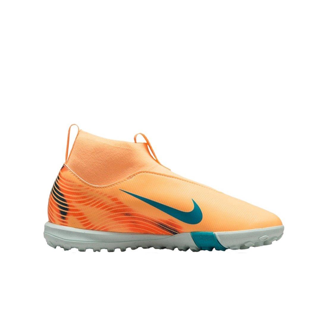 Nike Jr. Mercurial Superfly 10 Academy Turf "Melon/Igloo/Turquoise" Grade School Kids' Soccer Shoe - MELON/INGLOO/TURQUOISE Thumbnail View 1
