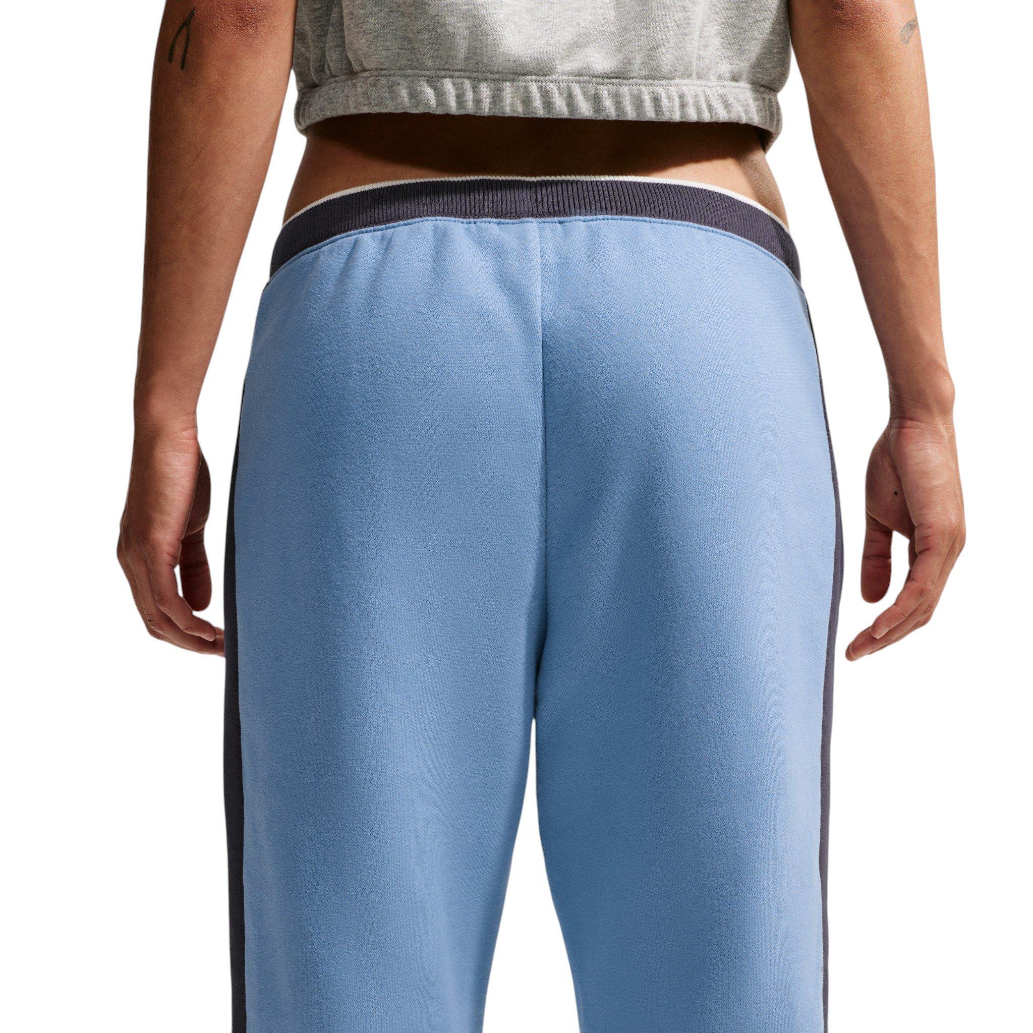 Nike Women's Studio Fleece Med-Weight Mid-Rise Joggers - Blue/Gridiron - BLUE/GRIDIRON
