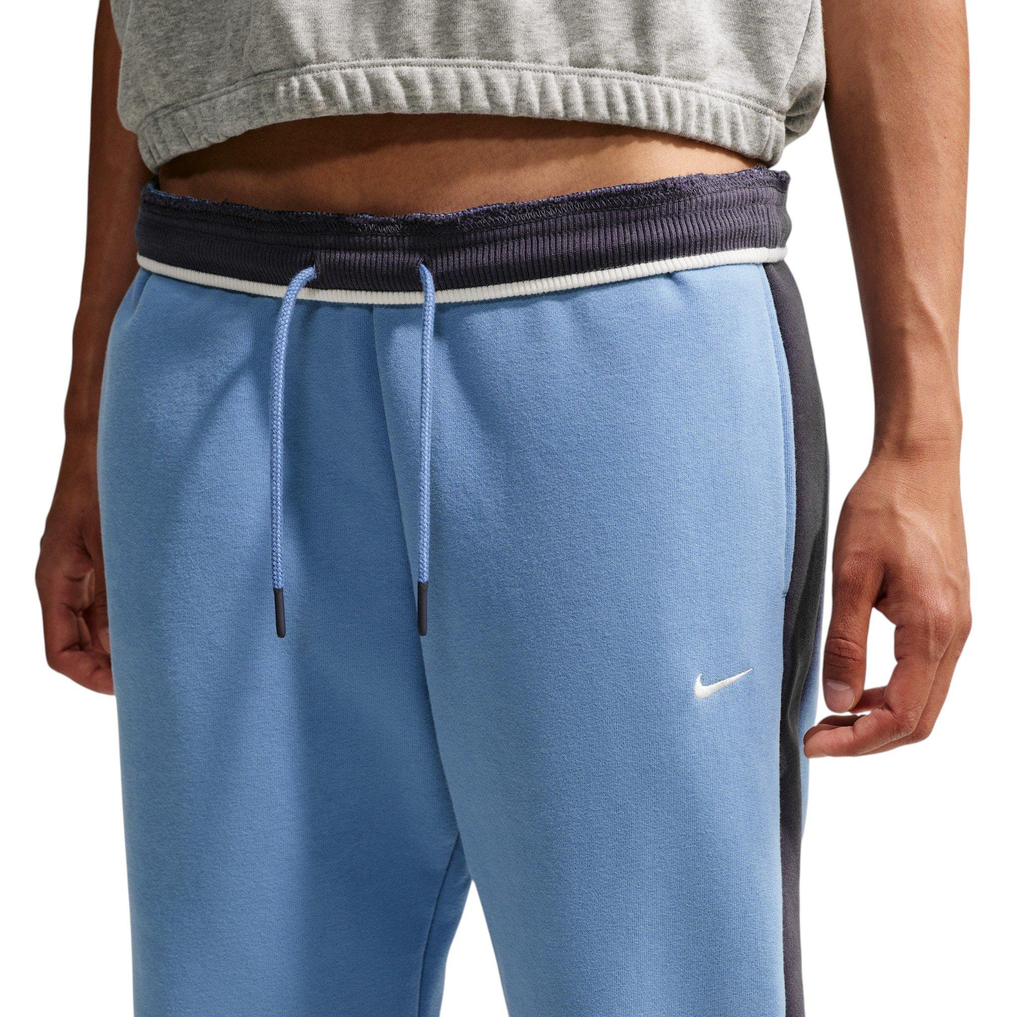 Nike Women's Studio Fleece Med-Weight Mid-Rise Joggers - Blue/Gridiron - BLUE/GRIDIRON