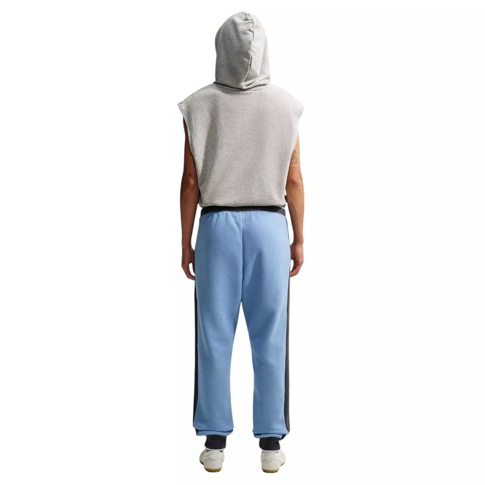 Nike Women's Studio Fleece Med-Weight Mid-Rise Joggers - Blue/Gridiron - BLUE/GRIDIRON