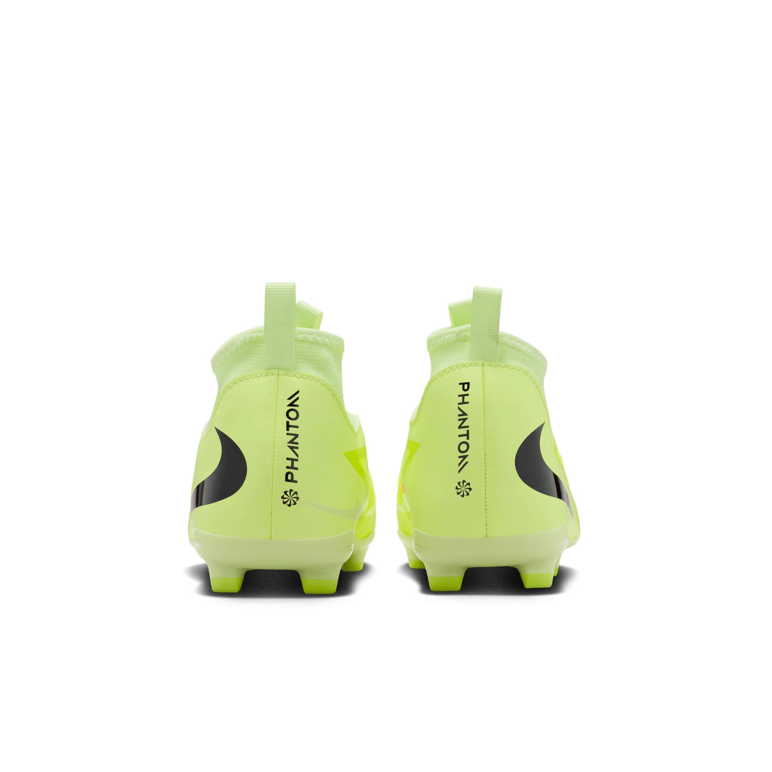 Nike Jr. Phantom 6 High Academy MG Grade School Kids' "Hyper Crimson/Limelight/Black" Soccer Cleat