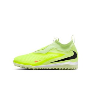 Nike Jr. Phantom 6 High Academy Turf "Hyper Crimson/Limelight/Black" Grade School Kids' Soccer Shoe
