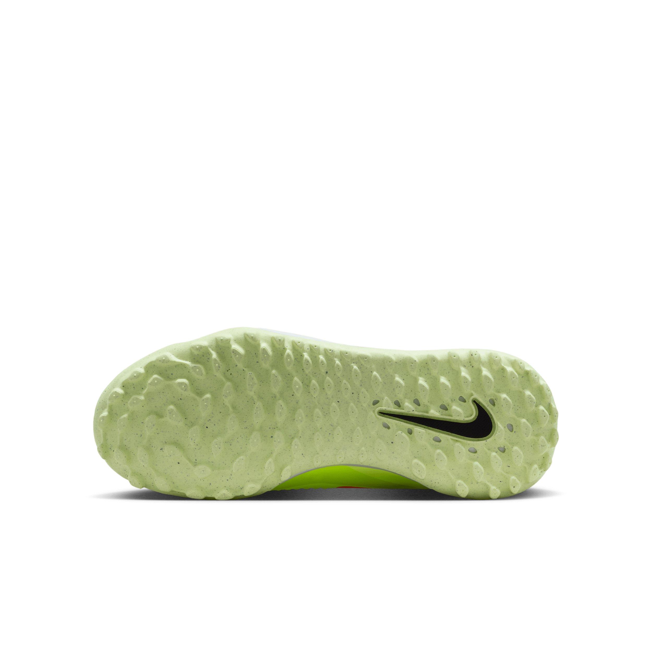 Nike Jr. Phantom 6 High Academy Turf Grade School Kids' "Hyper Crimson/Limelight/Black" Soccer Shoe