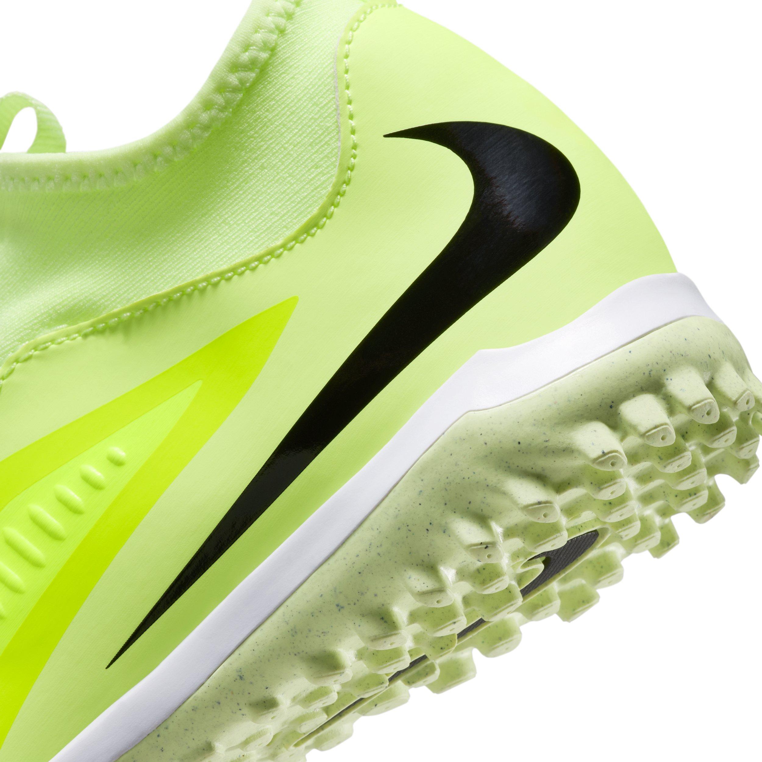 Nike Jr. Phantom 6 High Academy Turf Grade School Kids' "Hyper Crimson/Limelight/Black" Soccer Shoe